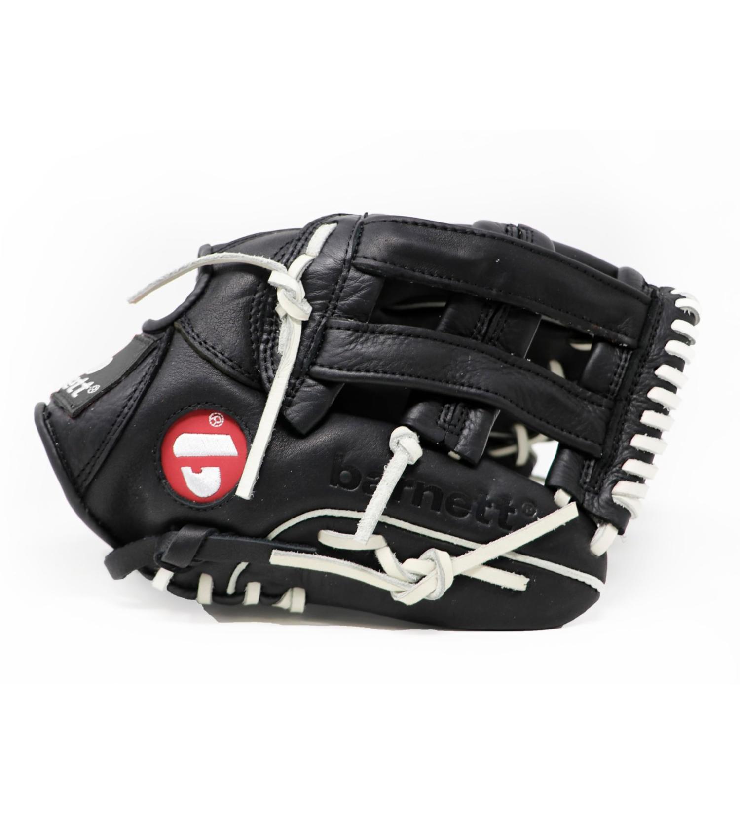 BARNETT GL-120 Leather Baseball Glove for Infield - Competition Black Right Hand Throw - International Shipping Available - Buy Online on GoSupps.com
