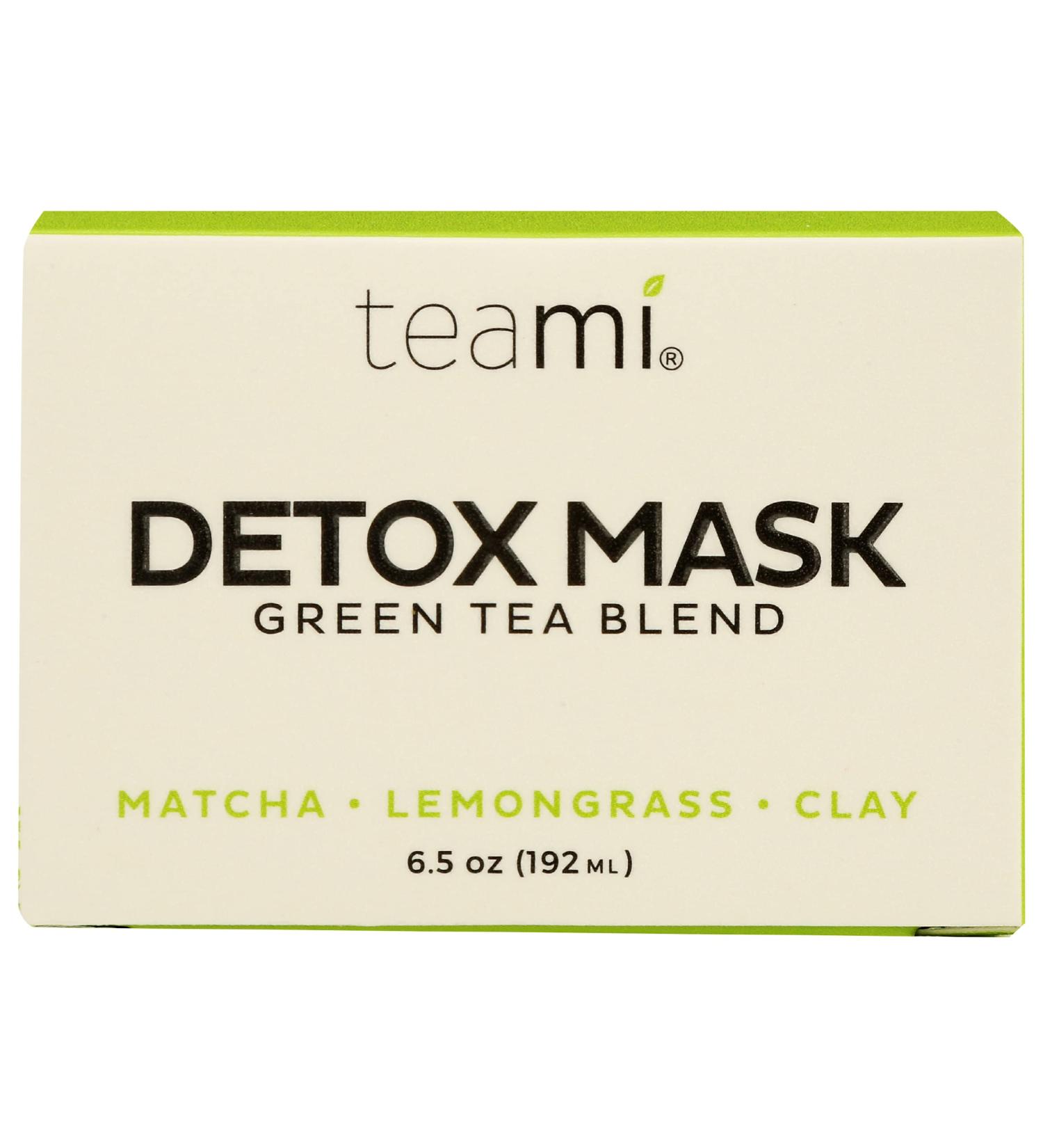 Teami Detox Beauty Mask - Green Tea Blend | 6.5 oz Anti-Aging & Spa Treatment - Buy Online on GoSupps.com