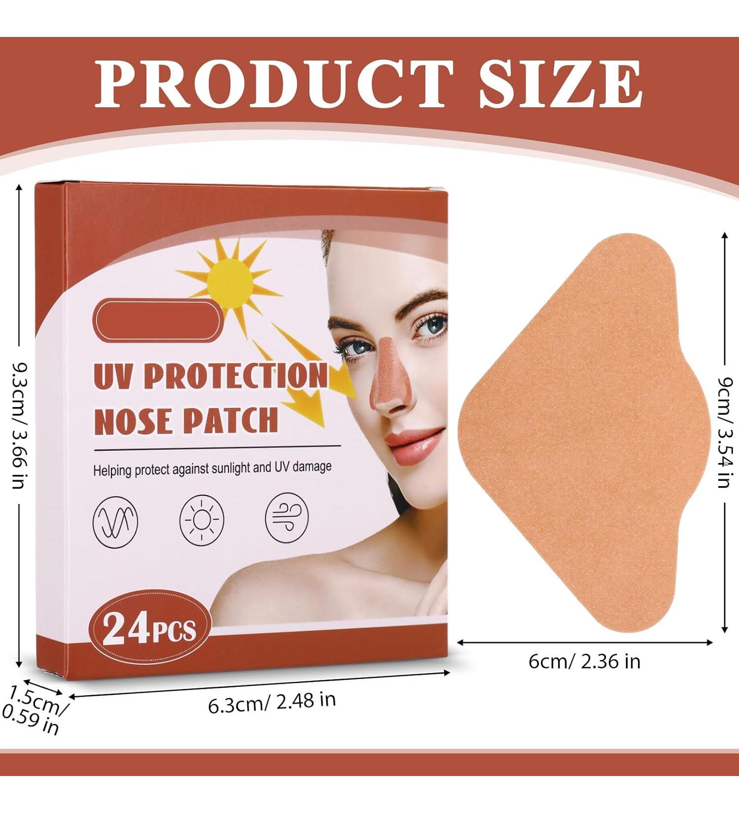 Demissle 120 Pcs Sun Protection Nose Patch - UV Stickers for Nose, Multifunctional Plasters for Men Women - 5 Boxes - Buy Online on GoSupps.com