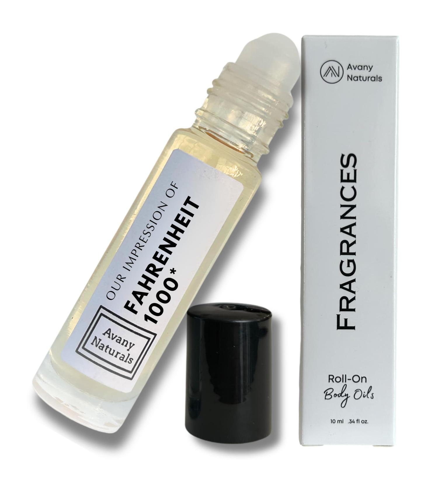 Cologne Sampler Set - Scented Perfume Body Oil Type For Man Alt Fragrance Roll On Glass Bottle Travel Size Long Lasting Scent (Farenheit-Inspired) - Buy Online on GoSupps.com