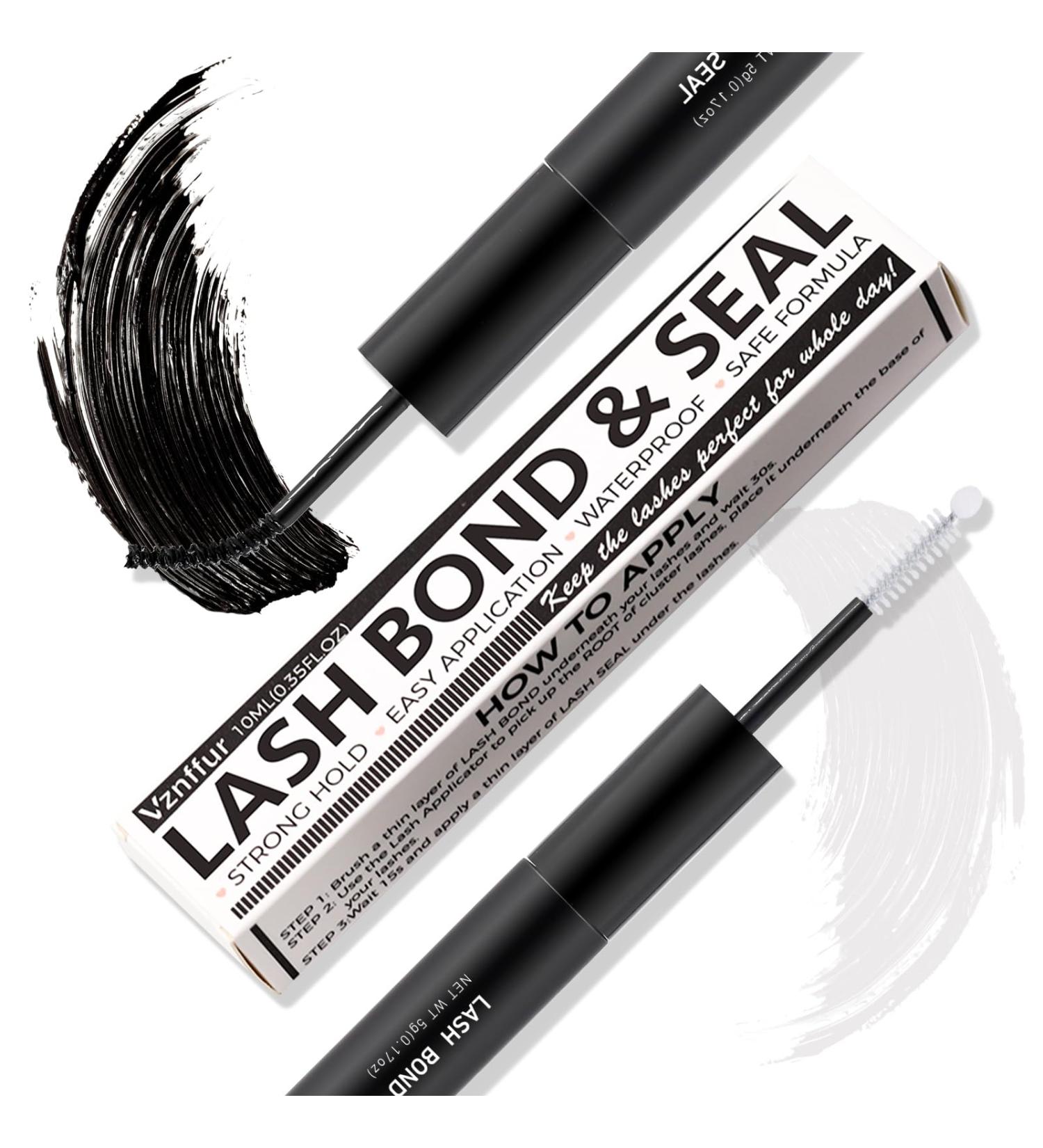 Eyelash Glue - Latex-Free Waterproof Lash Bond & Seal for Sensitive Eyes - 72 Hour Strong Hold - Buy Online on GoSupps.com