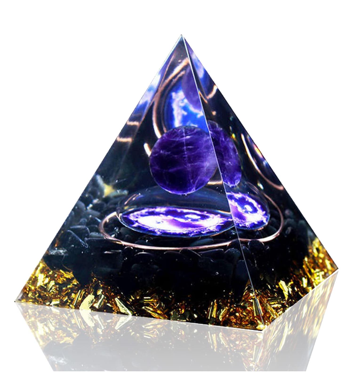 Ogan Chakra Moonstone Crystal Pyramid Energy Tower - Color A - Buy Online on GoSupps.com
