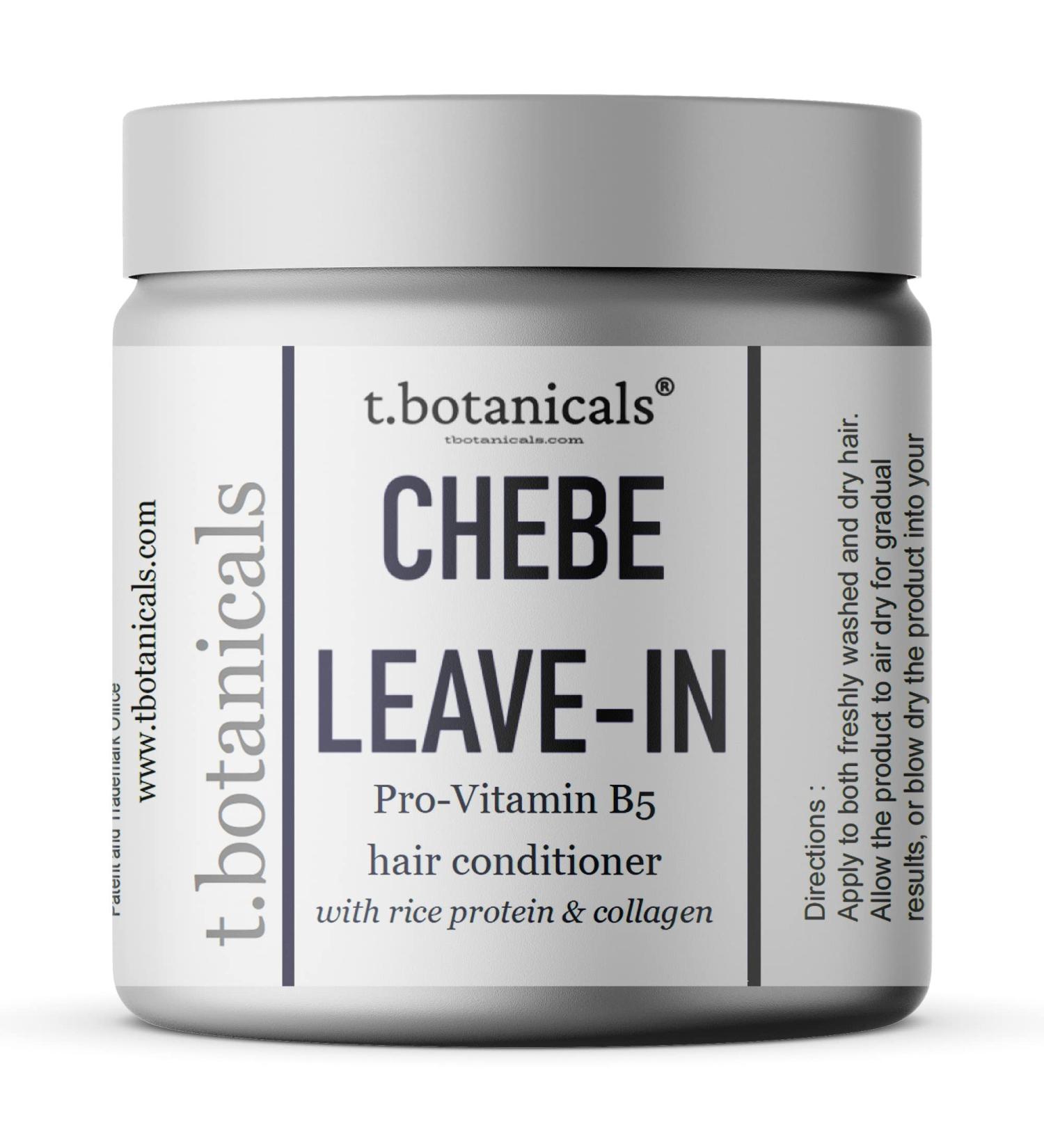 T.Botanicals Chebe Leave In Conditioner Hair Growth with Provitamin B5 - Thickening & Strengthening Chebe Butter, Powder, Oil, Silk Amino Acids & Collagen - Lavender 8 oz - Buy Online on GoSupps.com