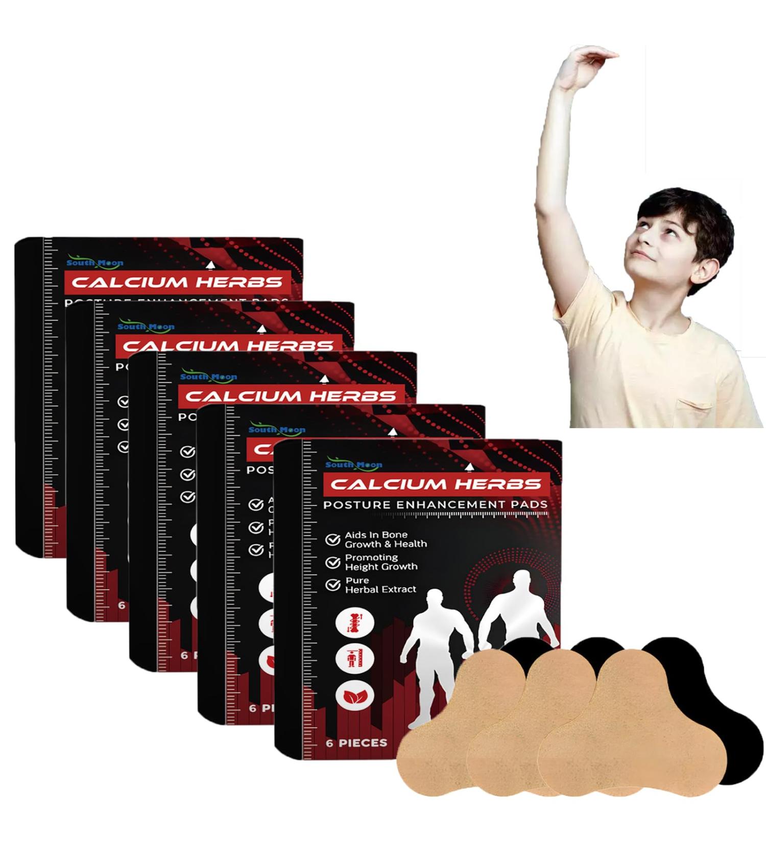 Herbal Height Increasing Foot Patches Herbal Calcium Support Patches Height Booster Herbal Patches Bone Health And Height Enhancer For Skeletal Muscle Growth (5pcs) - Buy Online on GoSupps.com