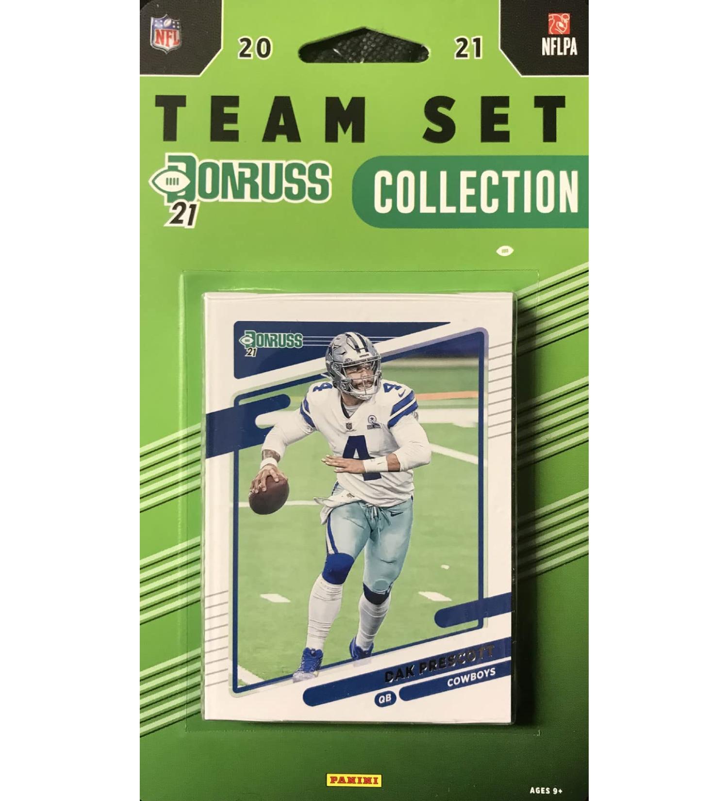 Dallas Cowboys 2021 Donruss Factory Sealed 12 Card Team Set with Dak Prescott & Micah Parsons Rated Rookie - Buy Online on GoSupps.com