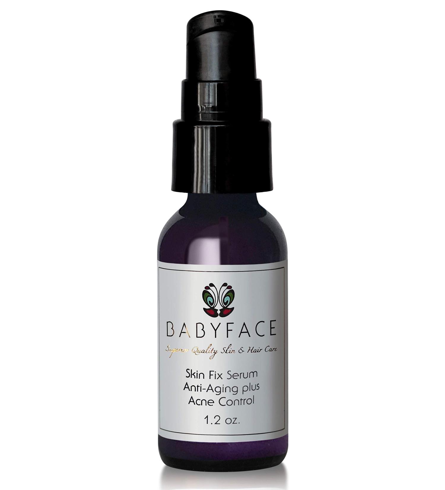 BABYFACE Clear Skin Potent & Fast Working SkinFix Serum 2.5% Retinol + 20% Vitamin C + Niacinamide Salicylic Acid for Teen and Adult Acne 1.2 oz.