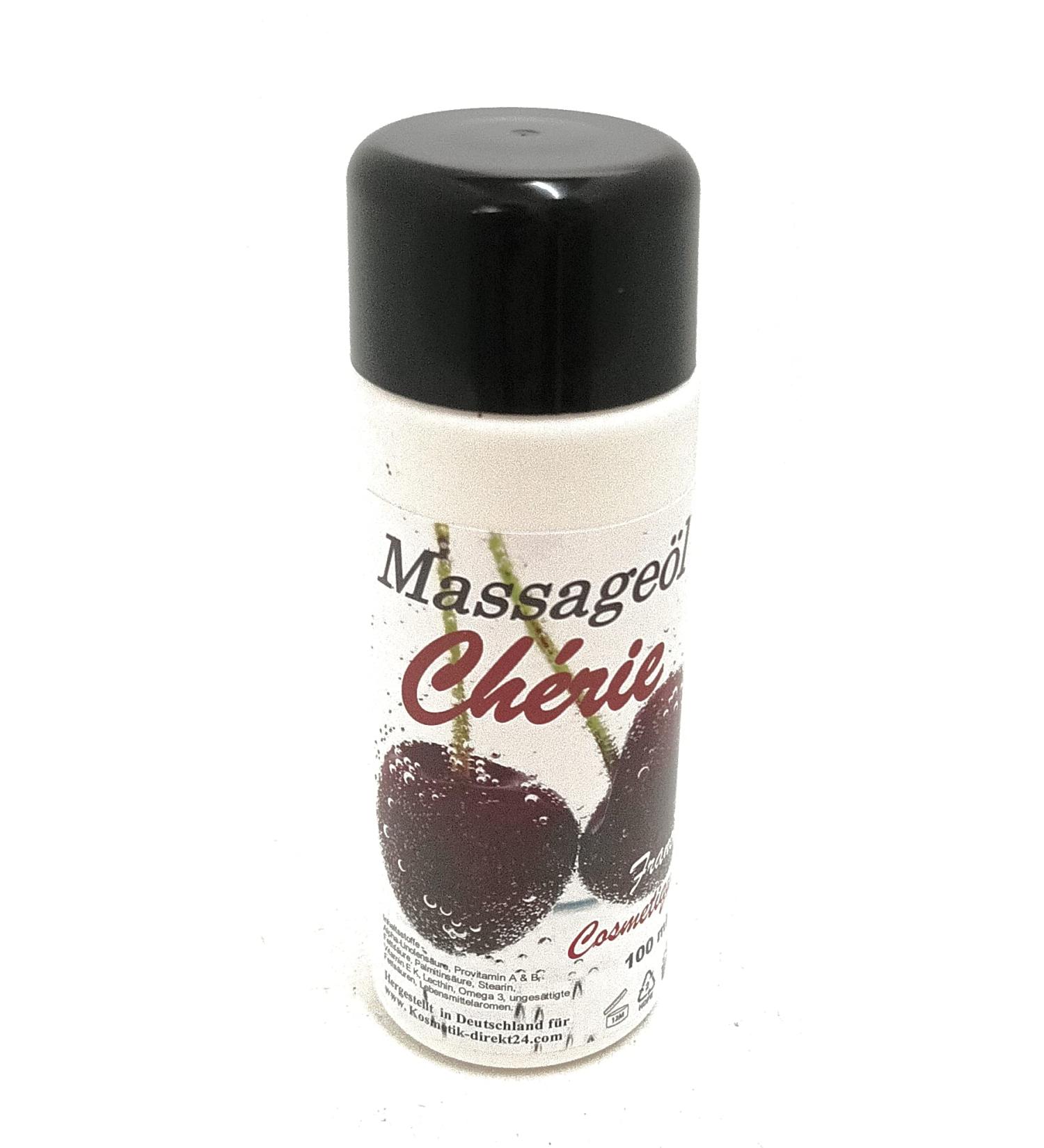 Buy Cherry Edible Massage Oil 100ml - Delicious Aroma Ultra Slippery for Ultimate Relaxation - Buy Online on GoSupps.com