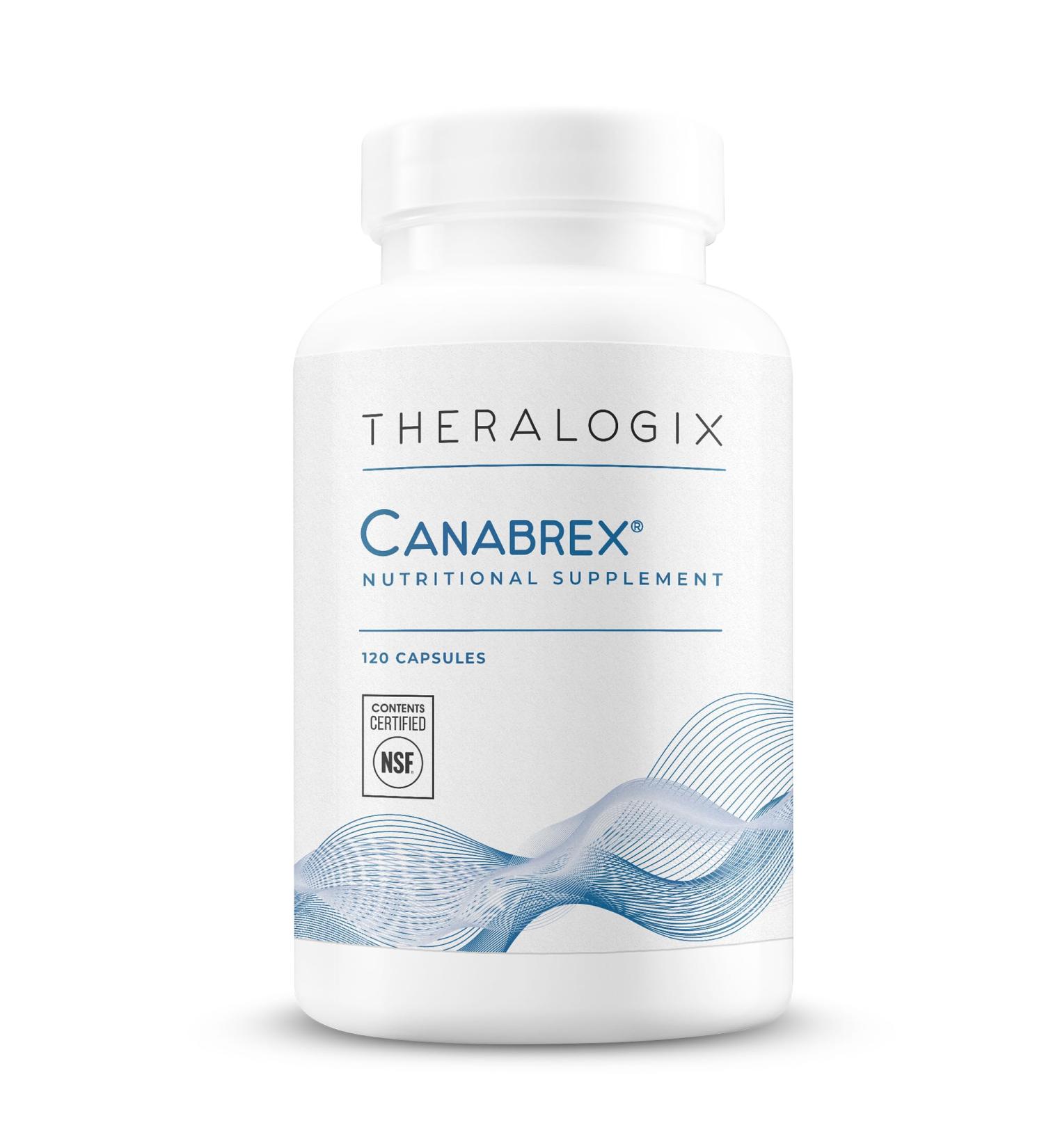 Theralogix Canabrex Palmitoylethanolamide (Pea) Supplement - 60-Day Supply - Joint Health Supplement for Women & Men - Sleep & Immune Support Supplement - NSF Certified - 120 Capsules - Buy Online on GoSupps.com