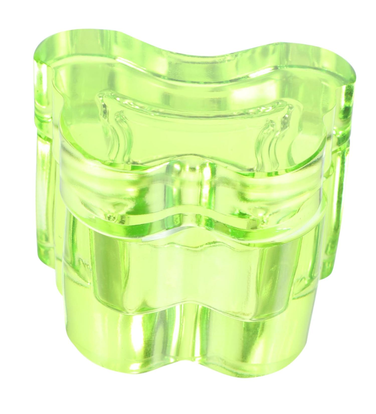 Beavorty glass acrylic nail supplies Manicure Nail Dish nail cups with lids dish for acrylic nails Acrylic Nail Dish nail dish cups nail dish with lid nail art cup crystal bowl thicken 7x5.6cm Green - Buy Online on GoSupps.com