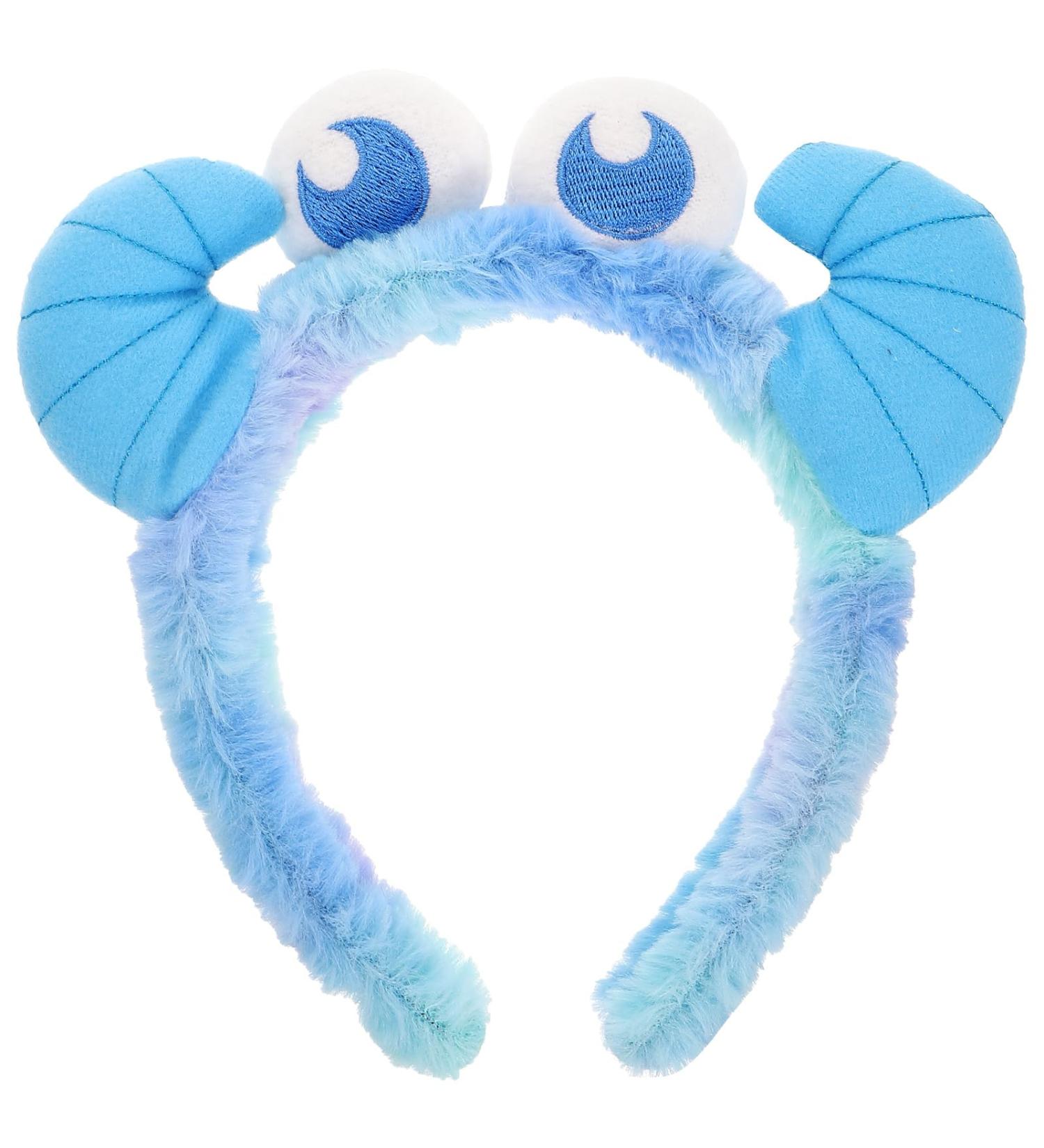minkissy Horn Headband Plush Ox Horn Headband Cute Funny Headwear Cartoon Animal Horn Hair Hoop with Eyes Hairband for Halloween Dress Up Headbands - Buy Online on GoSupps.com