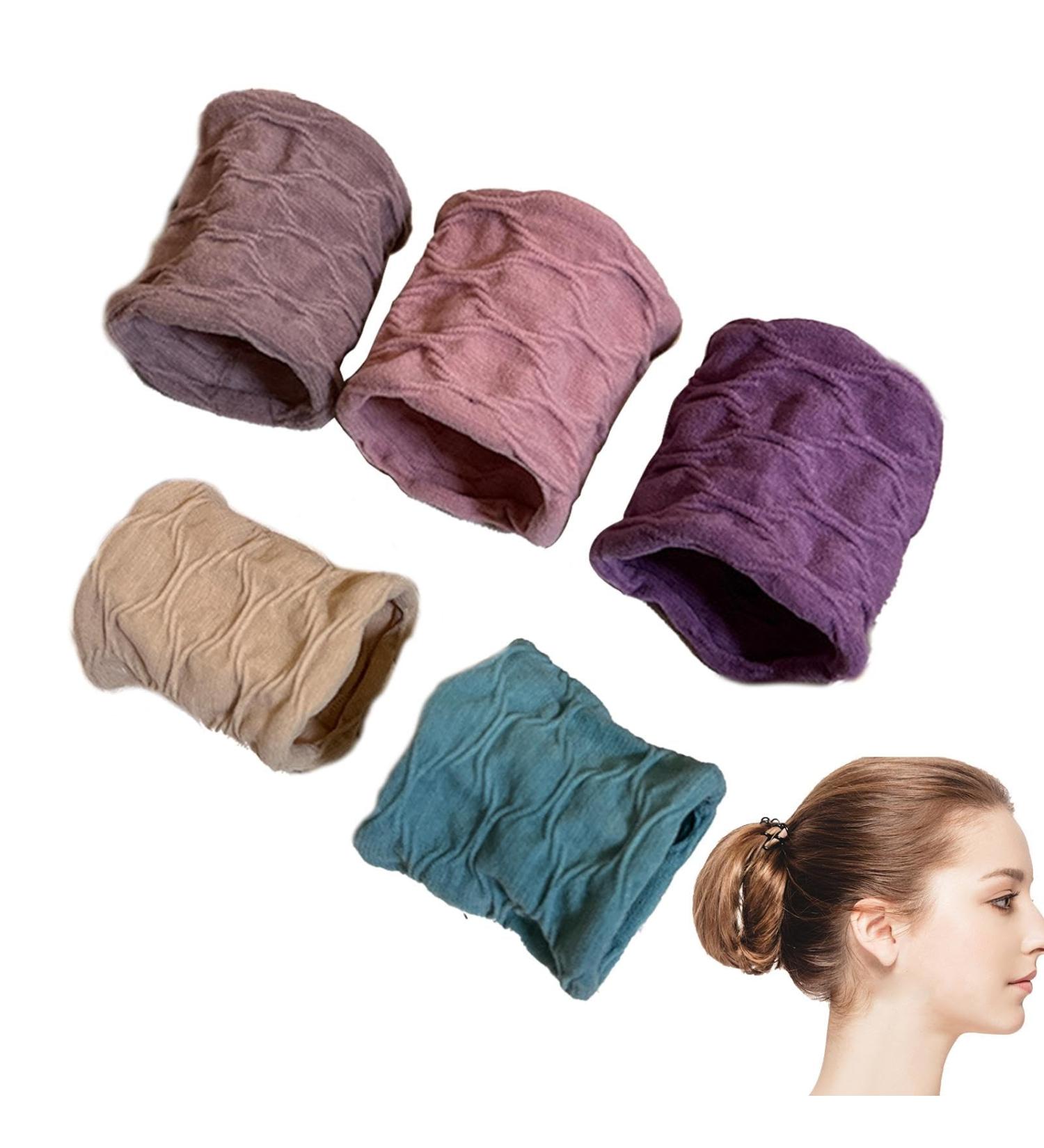 Hair Elastics No Damage Wide Hair Ties Hair Elastics Ponytail Holders No Damage Hair Elastic Bands Hair Accessories Seamless Elastics for Thick Hair - Buy Online on GoSupps.com