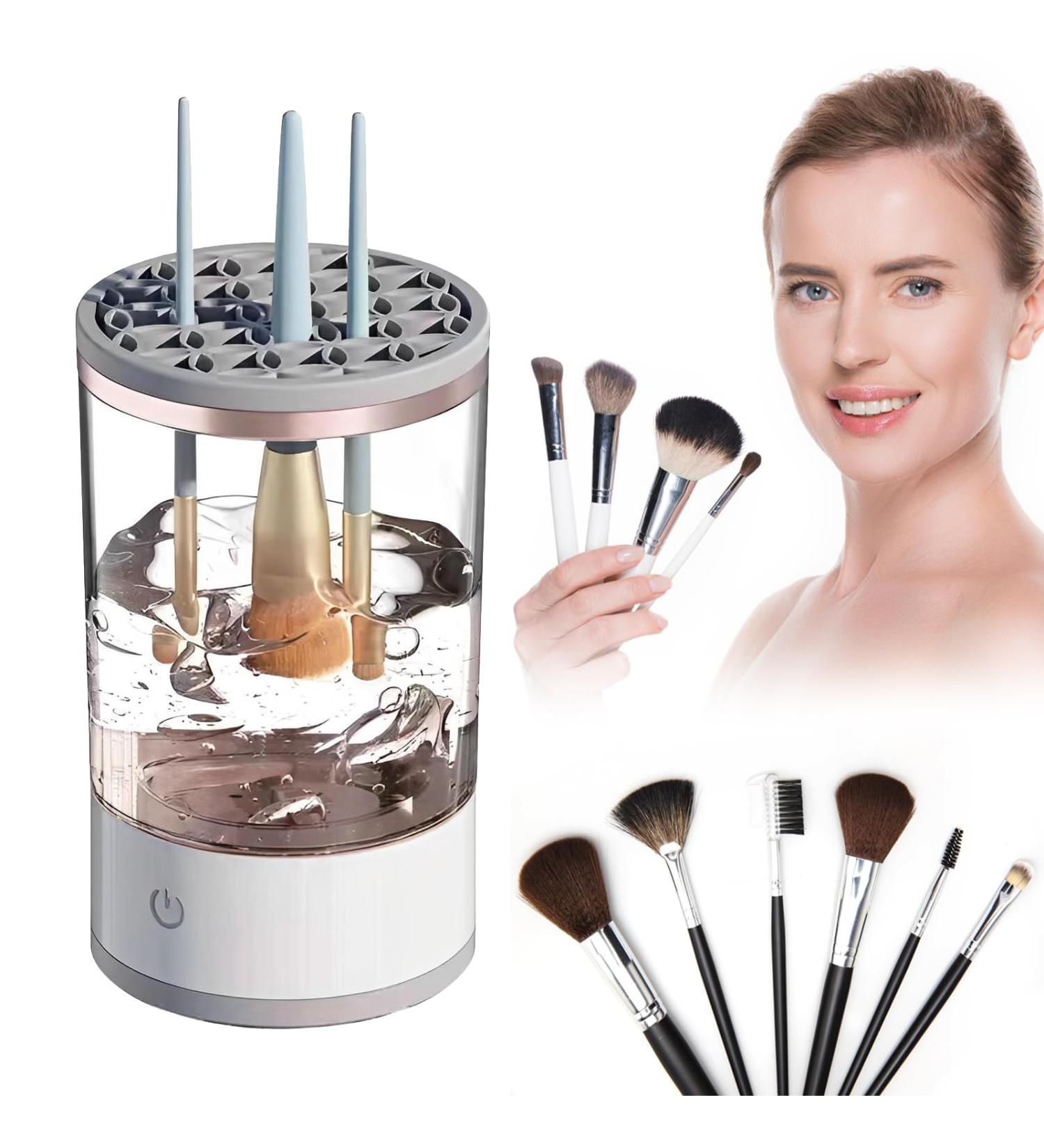 Automatic Makeup Brush Cleaner | Deep Cleansing Device for All Brush Sizes | Fast & Efficient Makeup Tool - Buy Online on GoSupps.com