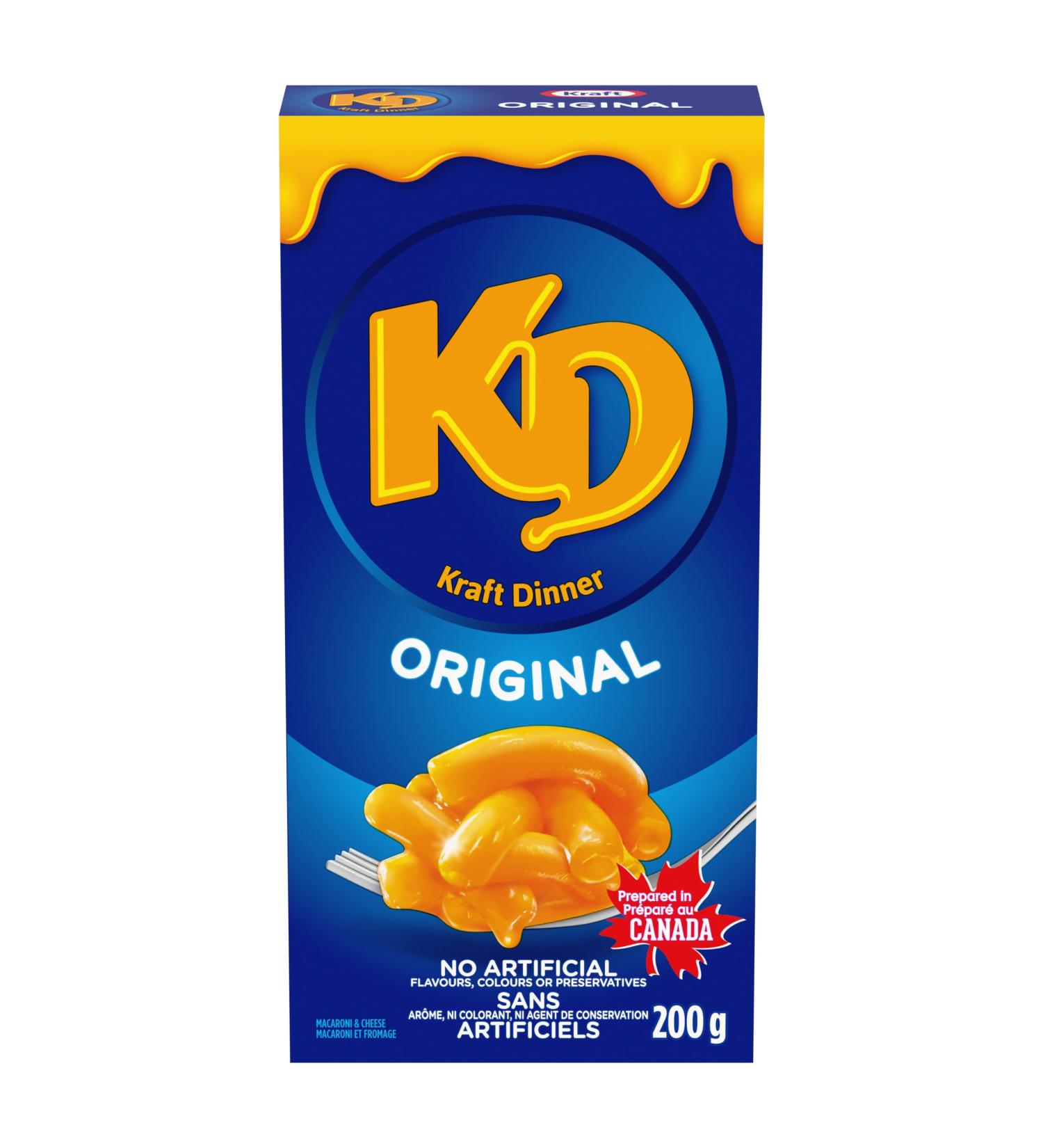 Kraft Dinner Original Macaroni and Cheese Dinner 200g 35 ct Case Cheese 200 g (Pack of 35)