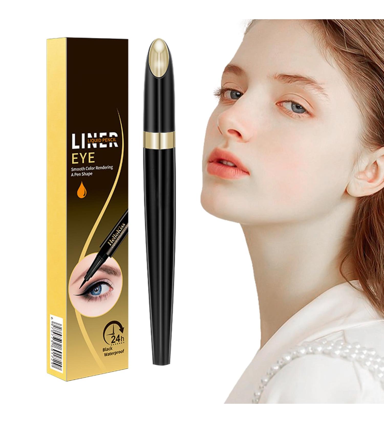 Smudge Proof Liquid Eyeliner - Longwearing Eye Pencil - Ultra Fine Tip No-Skip Liquid Eye Liners For Women Waterproof Long Lasting Quick Dry Eyeliner For Eye & Lip Liner Aezon Eyeliner Black 1g - Buy Online on GoSupps.com
