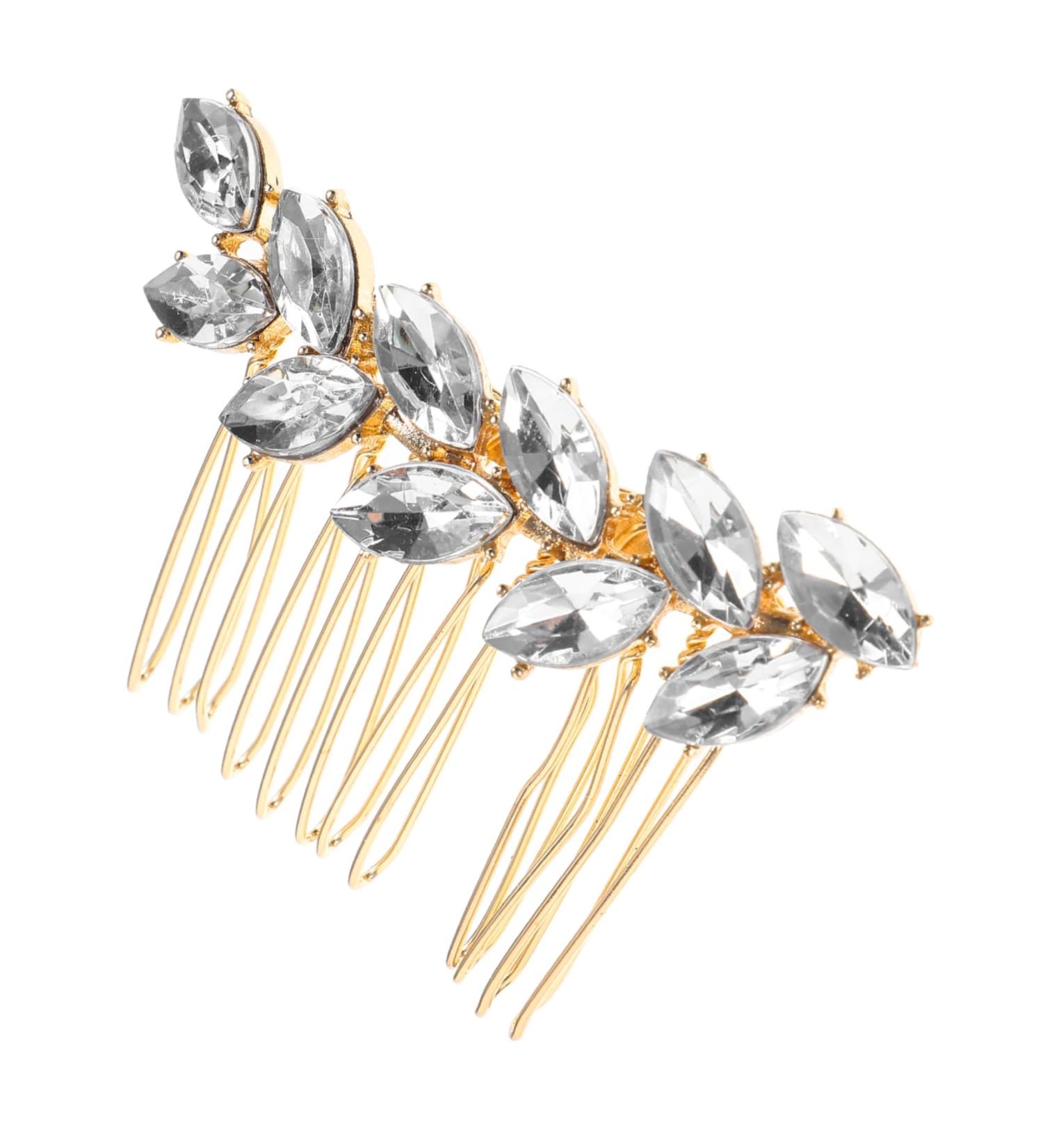 FRCOLOR Fashion Diamond Hair Accessories Wedding Hair Clip Glitter Hair Clip Hair Toppers for Women Hair Bows for Women Wedding Decoration Hair Comb for Girls Hair Combs Fashion - Buy Online on GoSupps.com