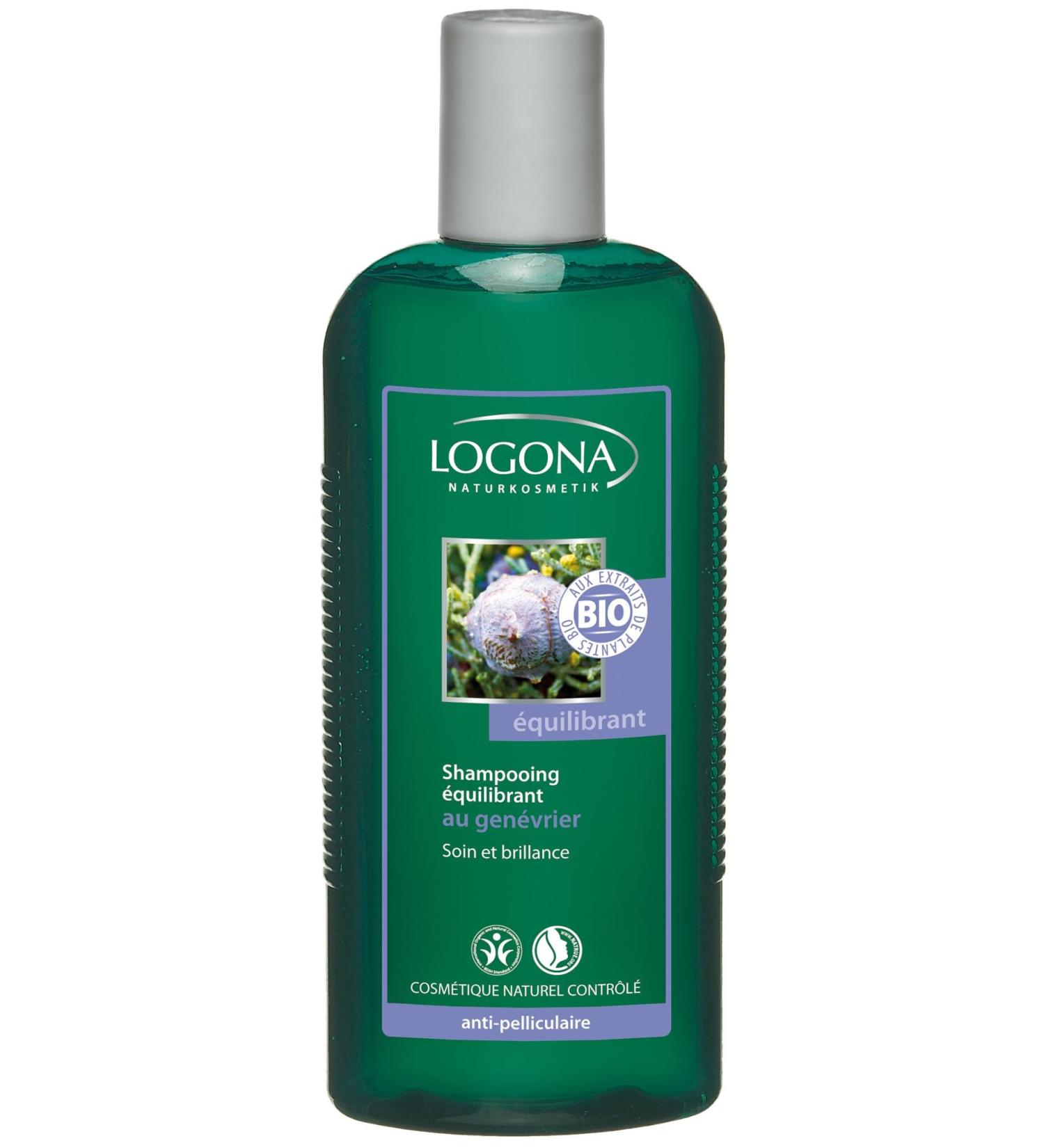 Logona - 1003shaequi - Hair Care and Beauty - Balancing Shampoo with ORGANIC Juniper - 250 ml