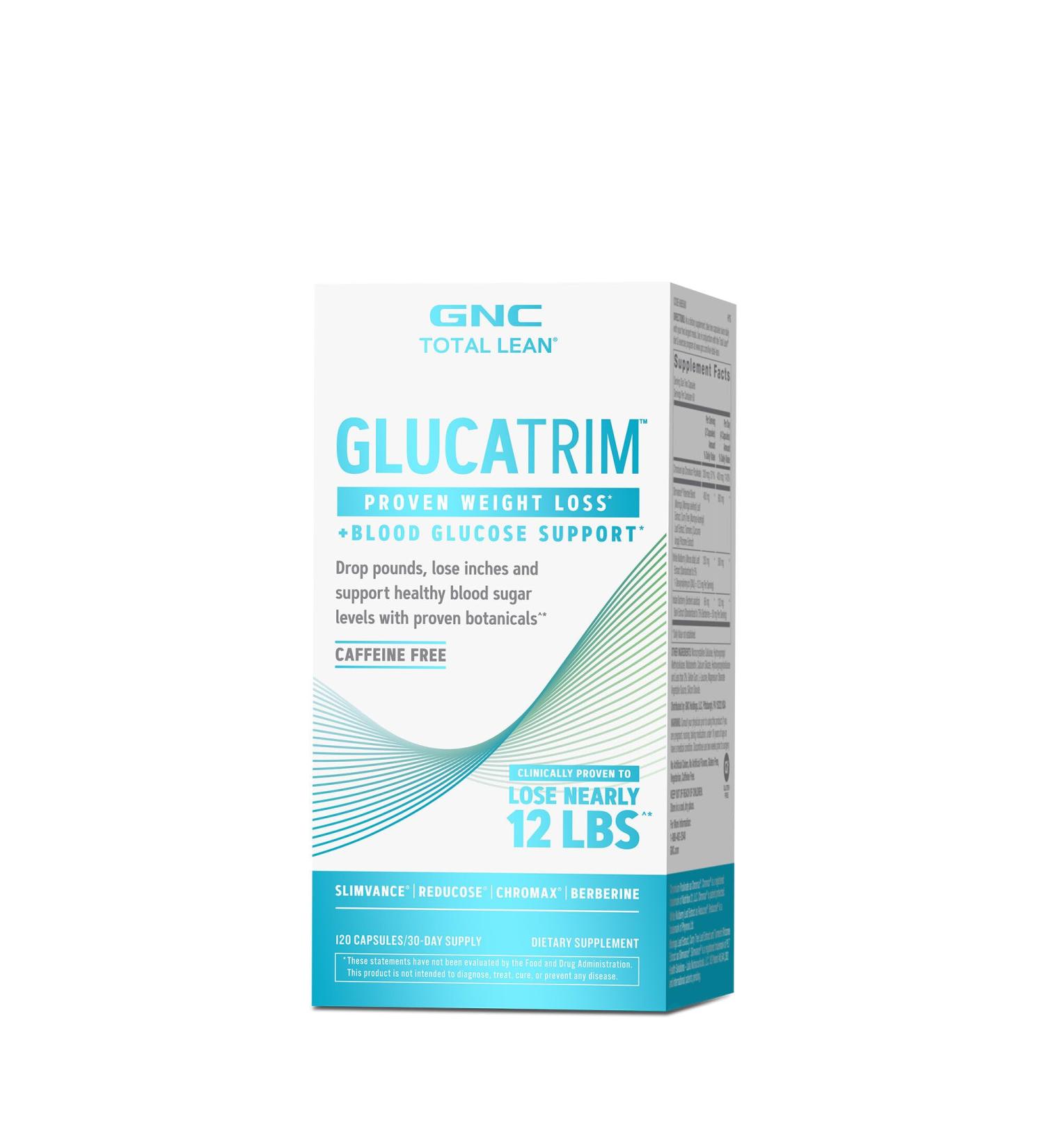 GNC Total Lean GlucaTrim - 120 Capsules - Buy Online on GoSupps.com