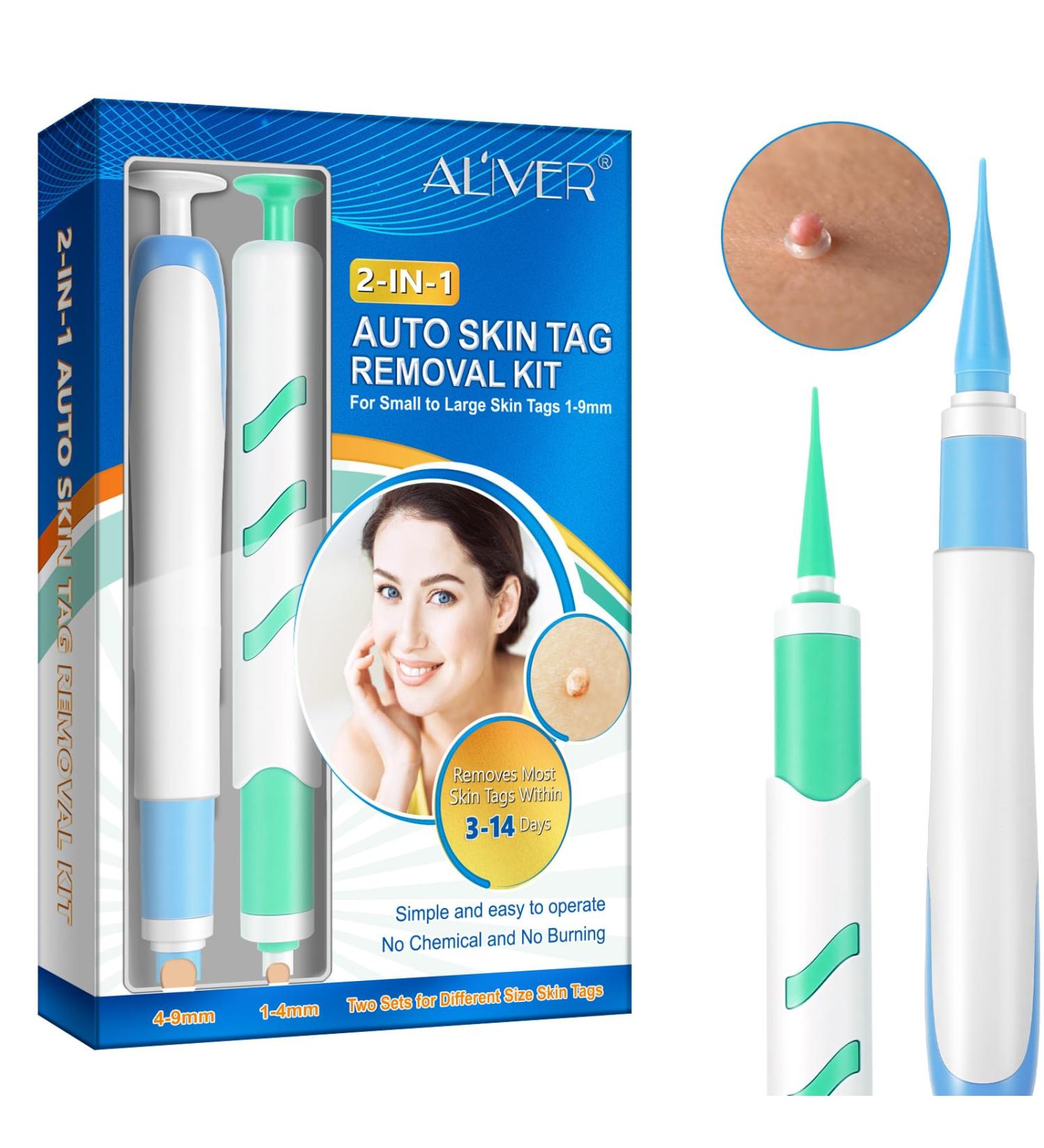 Skin Day Remover Kit | Quick & Painless Wart Removal | Safe for Micro to Large Warts (1mm-9mm) - Buy Online on GoSupps.com