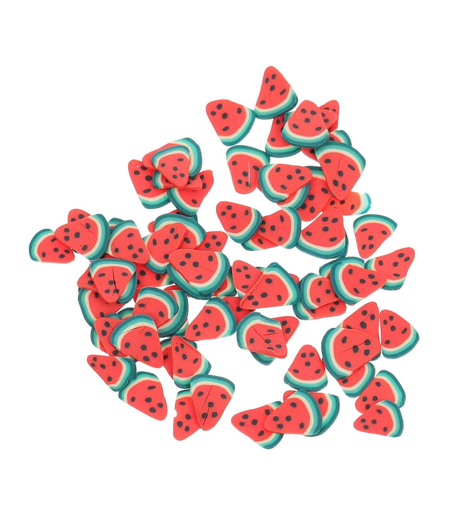 FRCOLOR 4 Pieces 5 Decorative Ornaments DIY Accessories for Nail Salons Face Ice Cubes Mobile Phone Shell Ornament Fruit Slices Nail Art Animal Decor Polymer Clay Manicure Charm - Buy Online on GoSupps.com