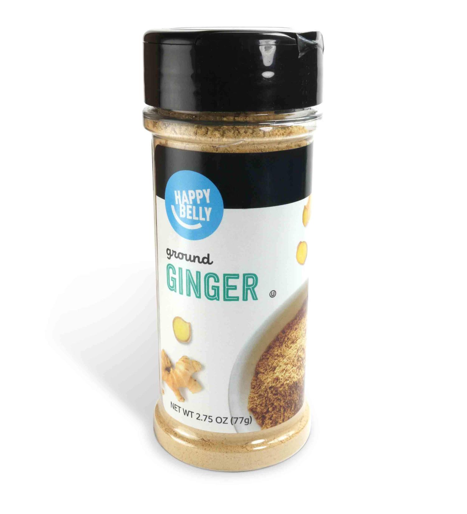 Happy Belly Ginger Ground 2.75oz - Premium Quality Spice for Cooking and Baking - Buy Online on GoSupps.com