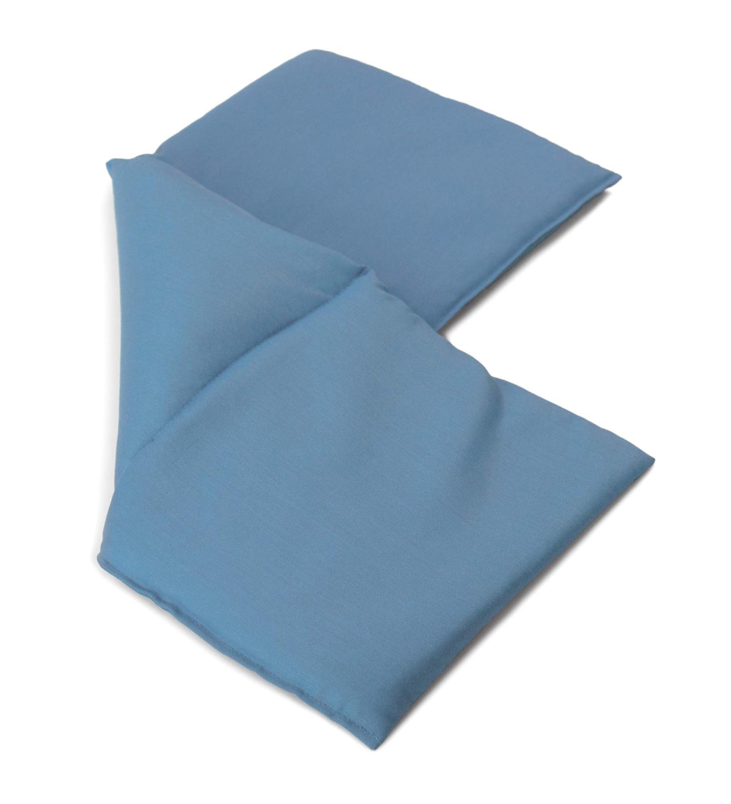 Spelt Pillow 50x20cm - Large 3-Chamber Light Blue Grain Heat & Cold Pillow | International Shipping - Buy Online on GoSupps.com
