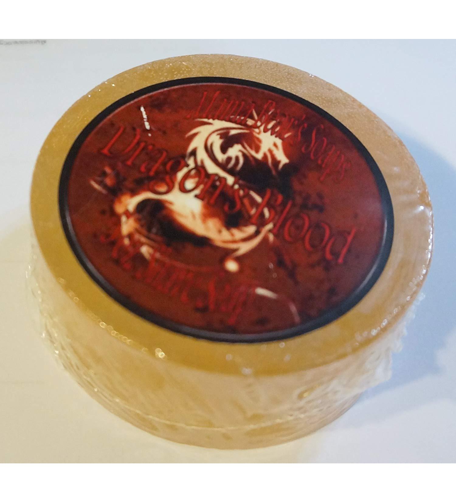 Mama Bear's Natural Glycerin Shaving Soap with Added Dragon's Blood Fragrance