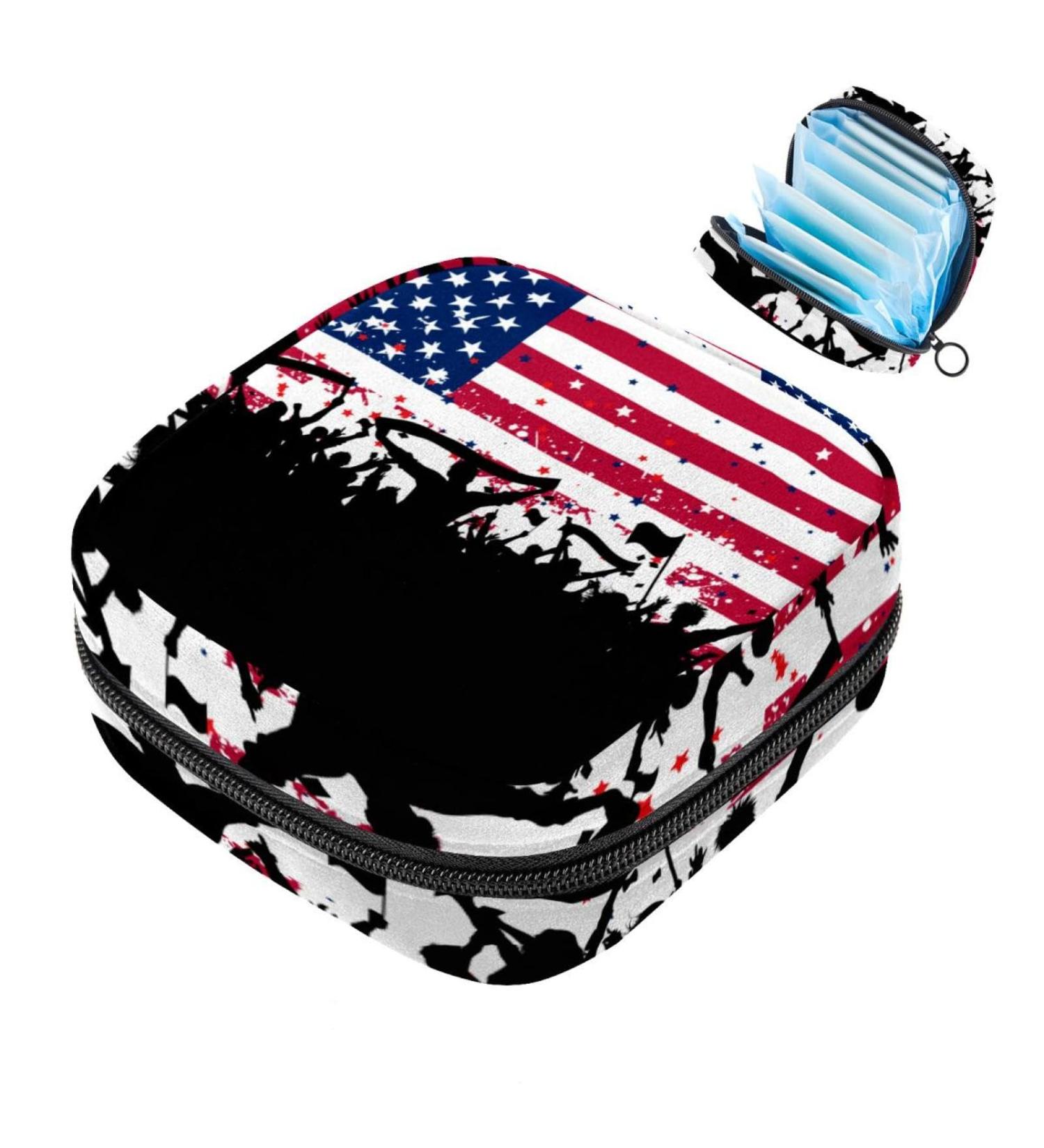 Javenproeqt Portable Women's Binding Bags | Menstrual Cup Pocket & Pads for Teens | Multicolored Tampon Bags - Buy Online on GoSupps.com