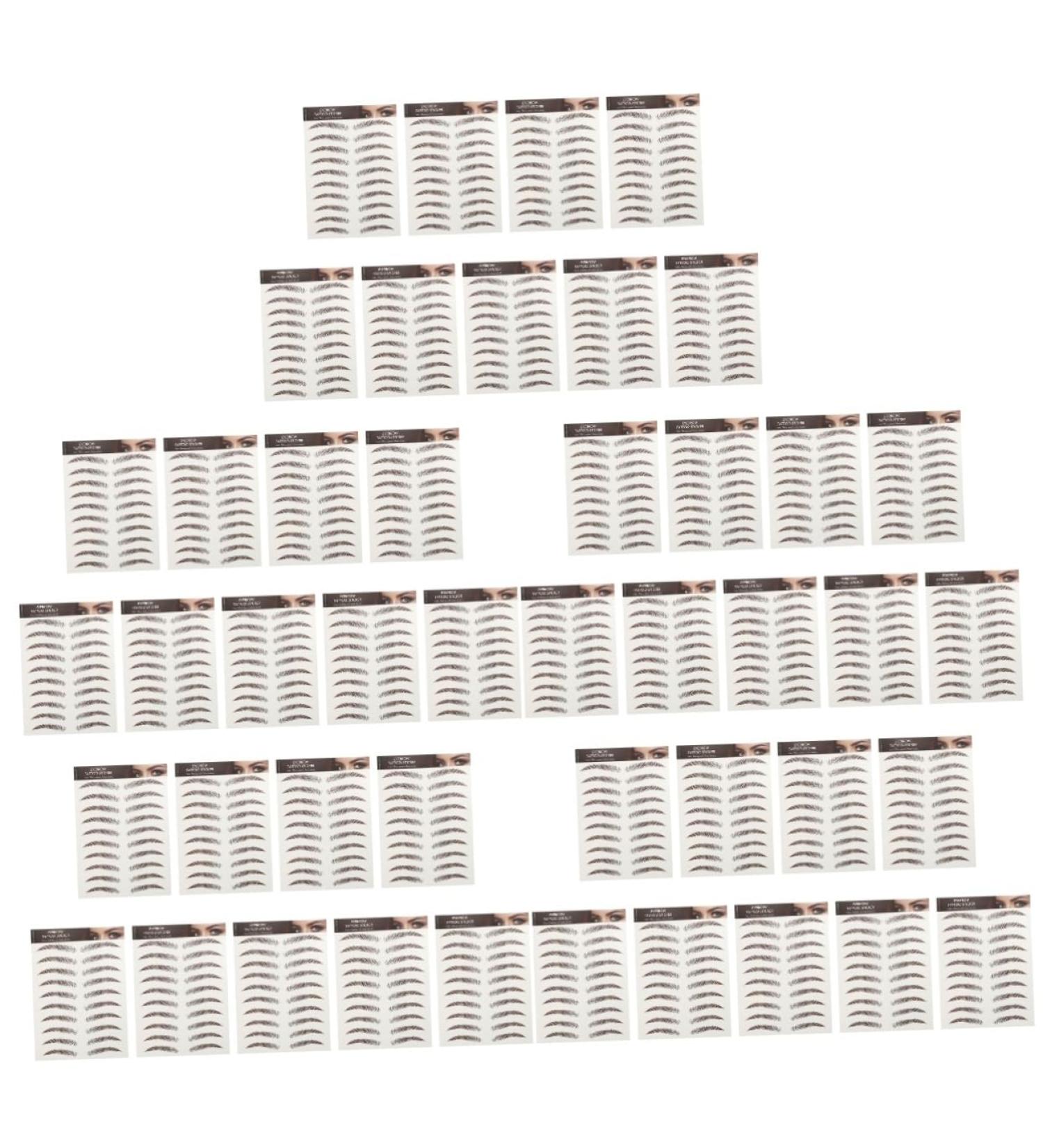 FOMIYES 45 sheets Eyebrows Shaping Temporary Imitation Transfers Hairlike Eyebrow Sticker False Artificial - Buy Online on GoSupps.com