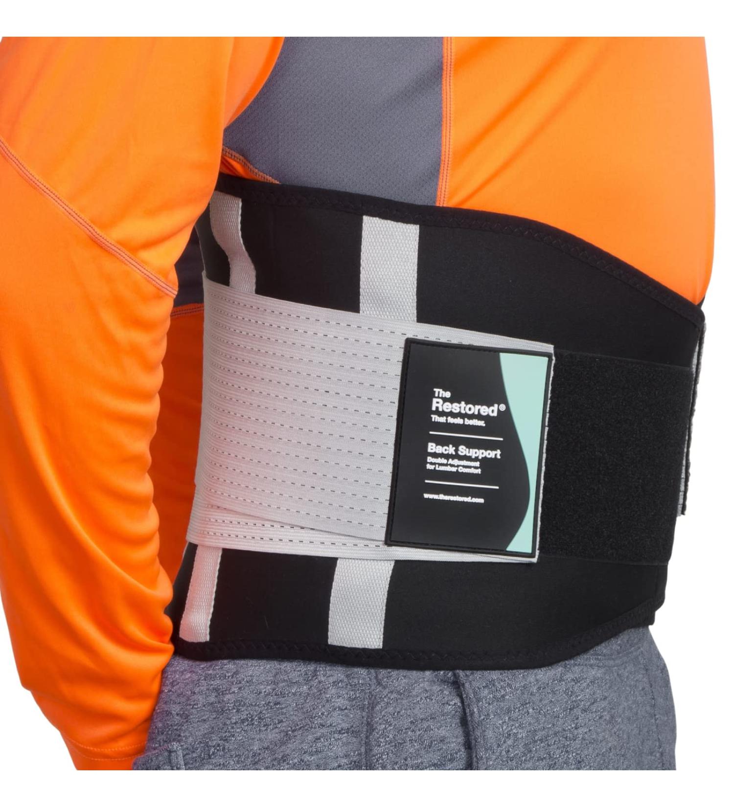 Lumbar Relief Brace for Men - Ultimate Sciatica Pain Relief & Effective Back Support - Size M (Waist 24-32 Inches) - Buy Online on GoSupps.com