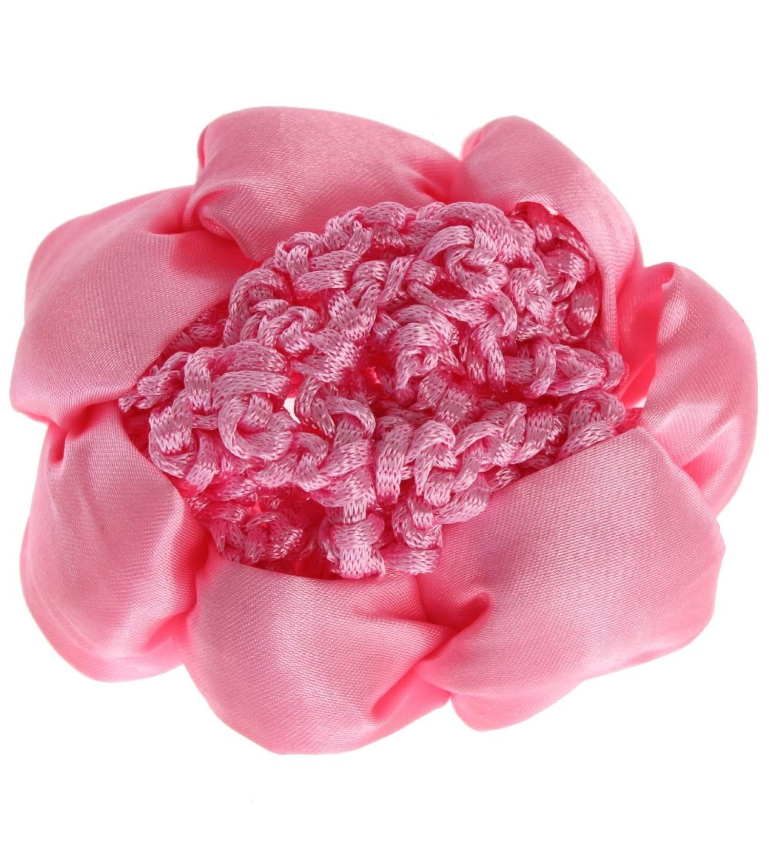JUSTFOX Bun Net Hair Net - Pink Hair Styling Aid for Perfect Hairstyles | International Shipping - Buy Online on GoSupps.com