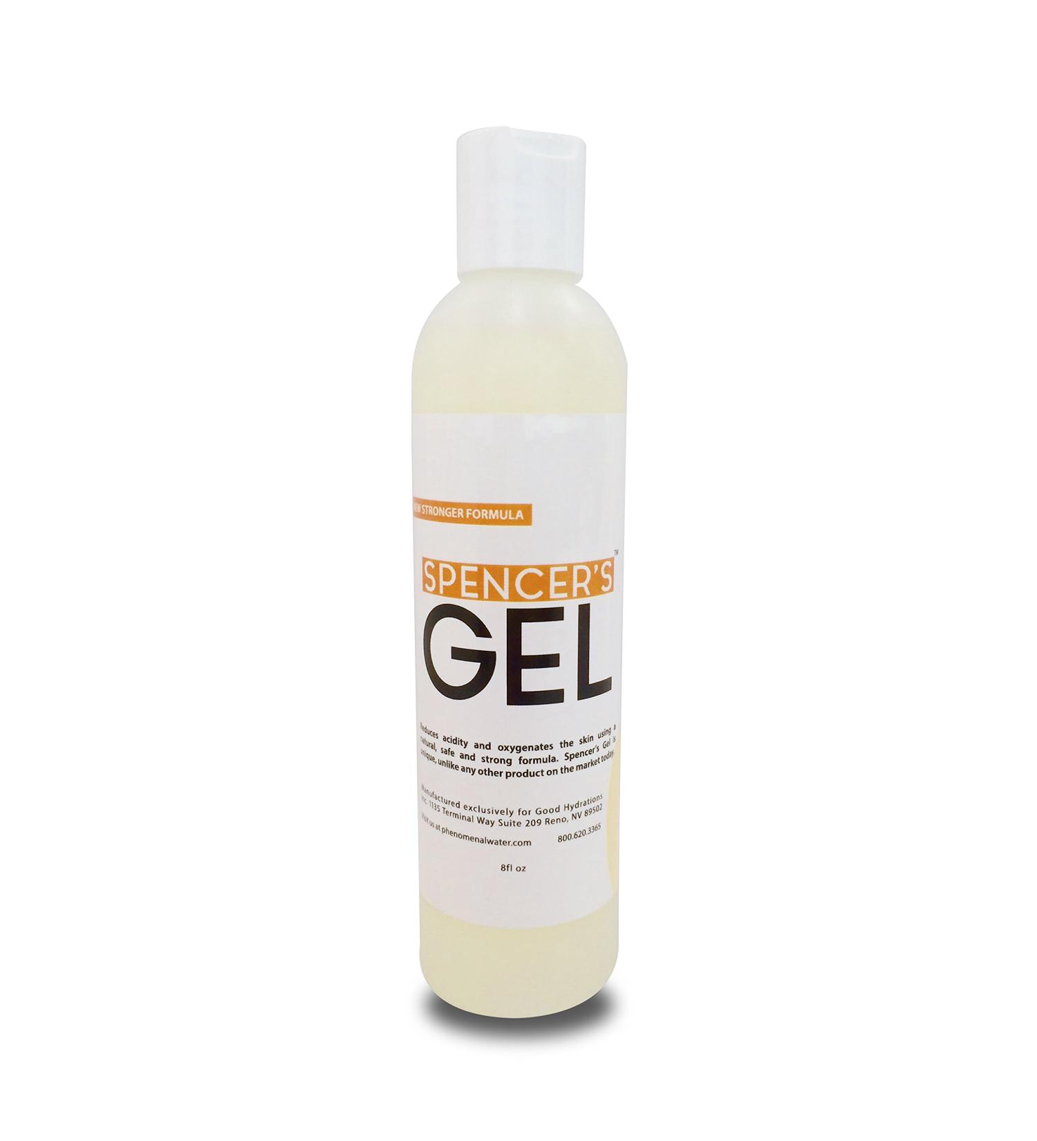 Spencer's Gel Alkaline Formula (8oz) - lab-Certified to Kill Staph aureus on Skin Contact