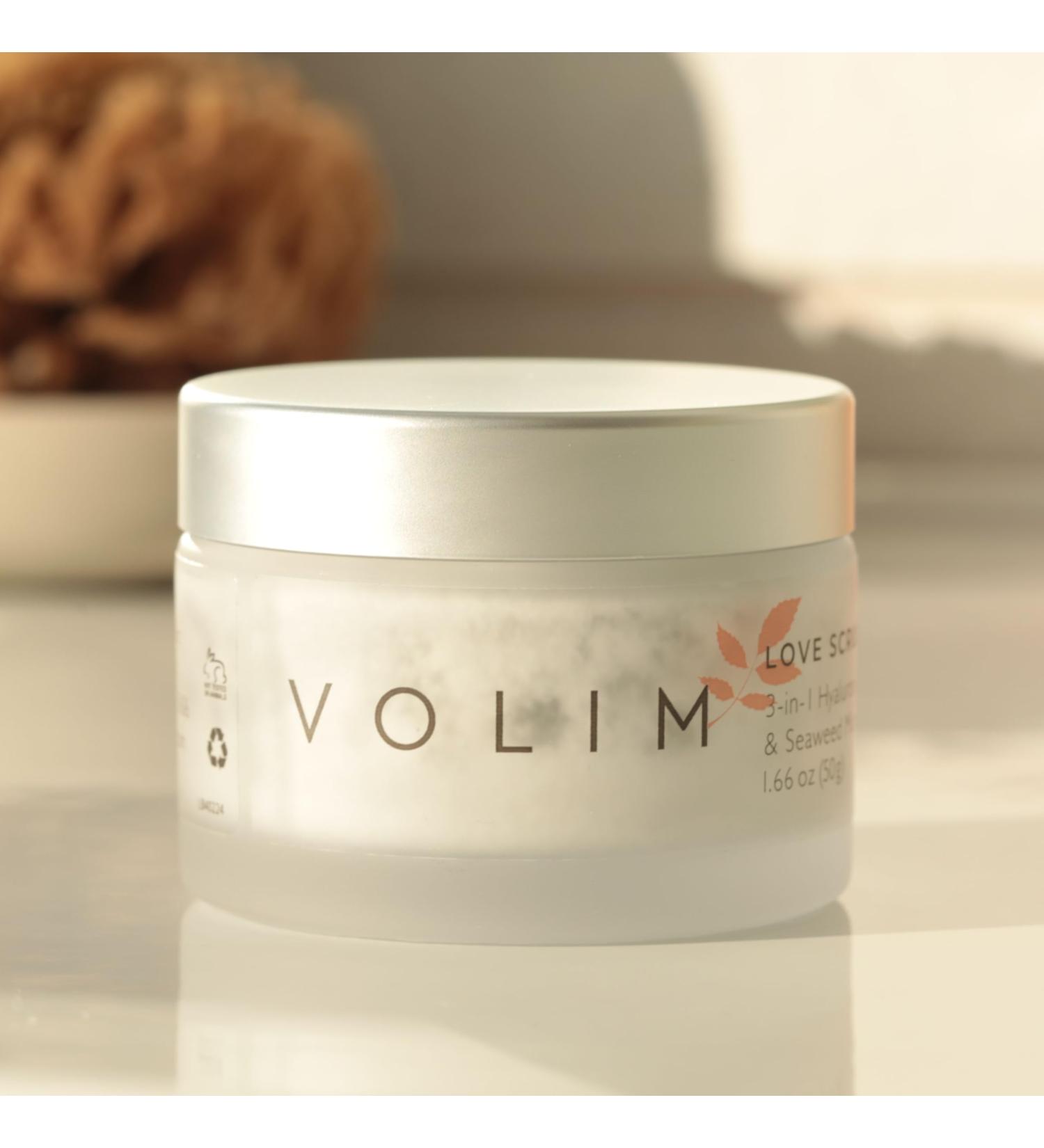 Love Scrub with Hyaluronic Acid | Natural Face Exfoliator for Wrinkles Acne & Fine Lines - Shop Internationally - Buy Online on GoSupps.com