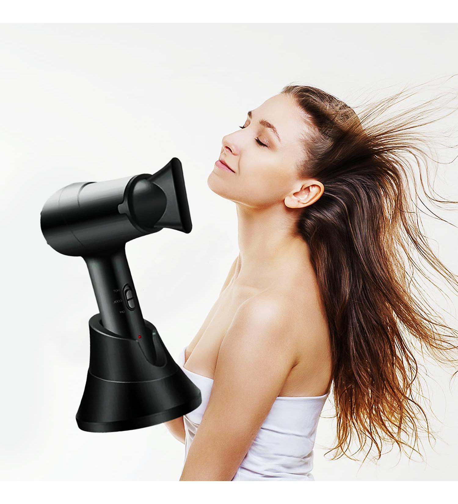 Cordless Hair Dryer Powerful Professional Cordless Hair Dryer Portable Travel Hair Dryer Hot and Cold 3 Speeds Gift for Women - Buy Online on GoSupps.com