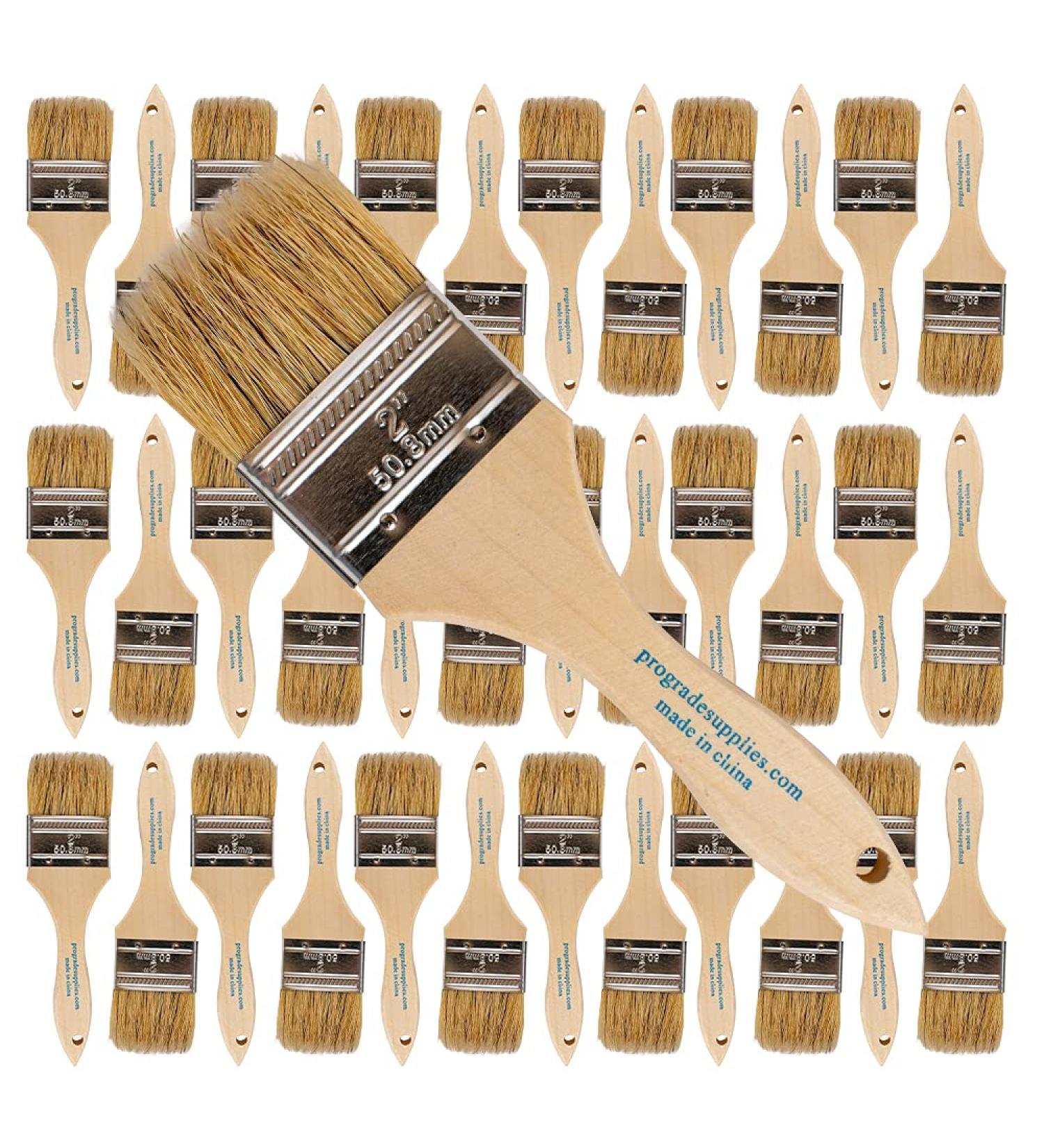 Pro Grade Chip Paint Brushes - 36 Pack of 2 Inch Brushes - Buy Online on GoSupps.com