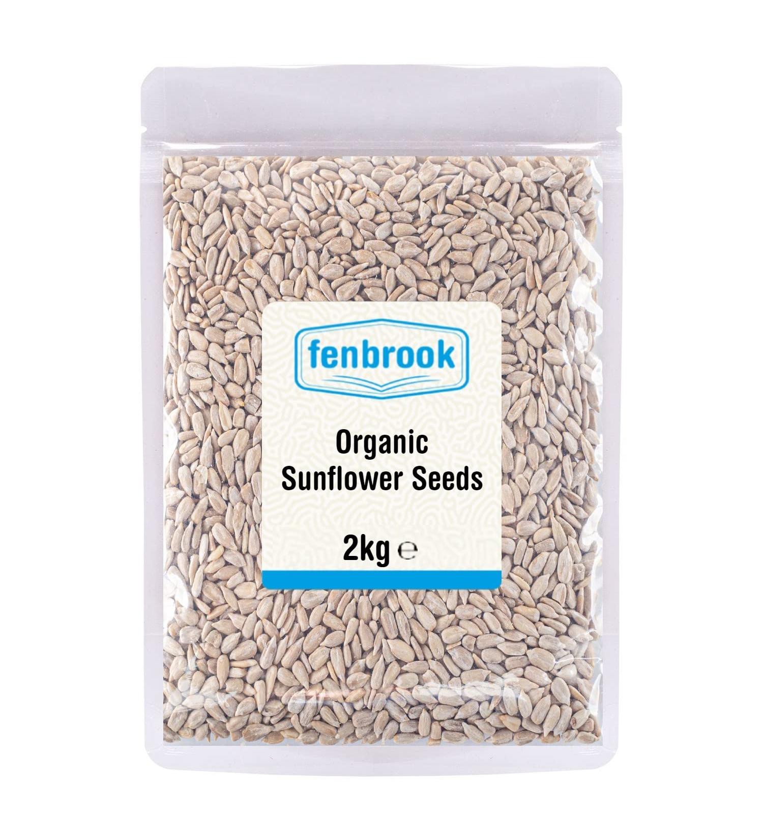Organic Sunflower Seeds 2kg Certified Organic by Fenbrook Organic - Buy Online on GoSupps.com