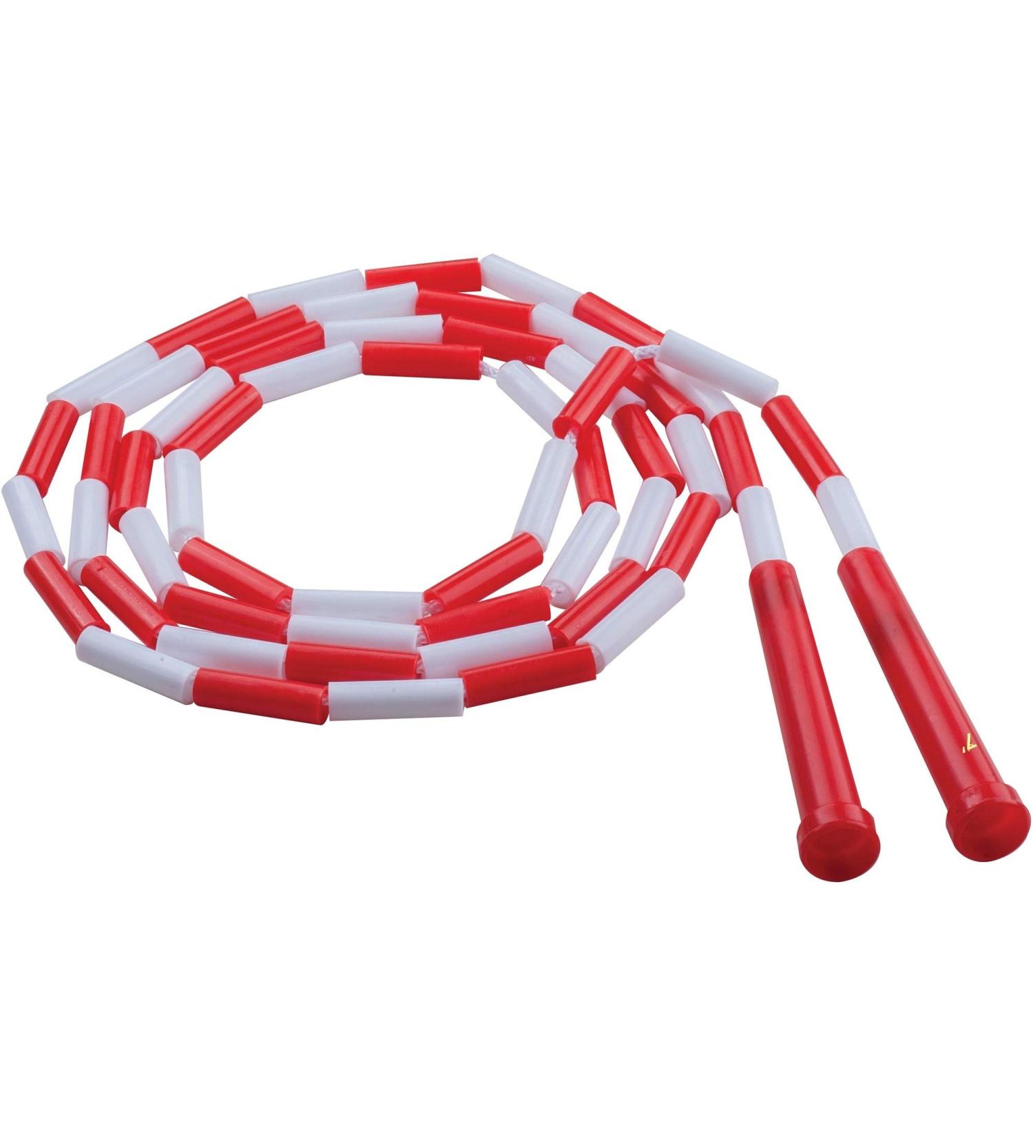 Champion Sports Segmented Jump Rope for Fitness - Classic Beaded Jump Ropes for Physical Education, Gym Glass, Personal Use - Premium Skipping Rope for Kids, Adults 7 Feet