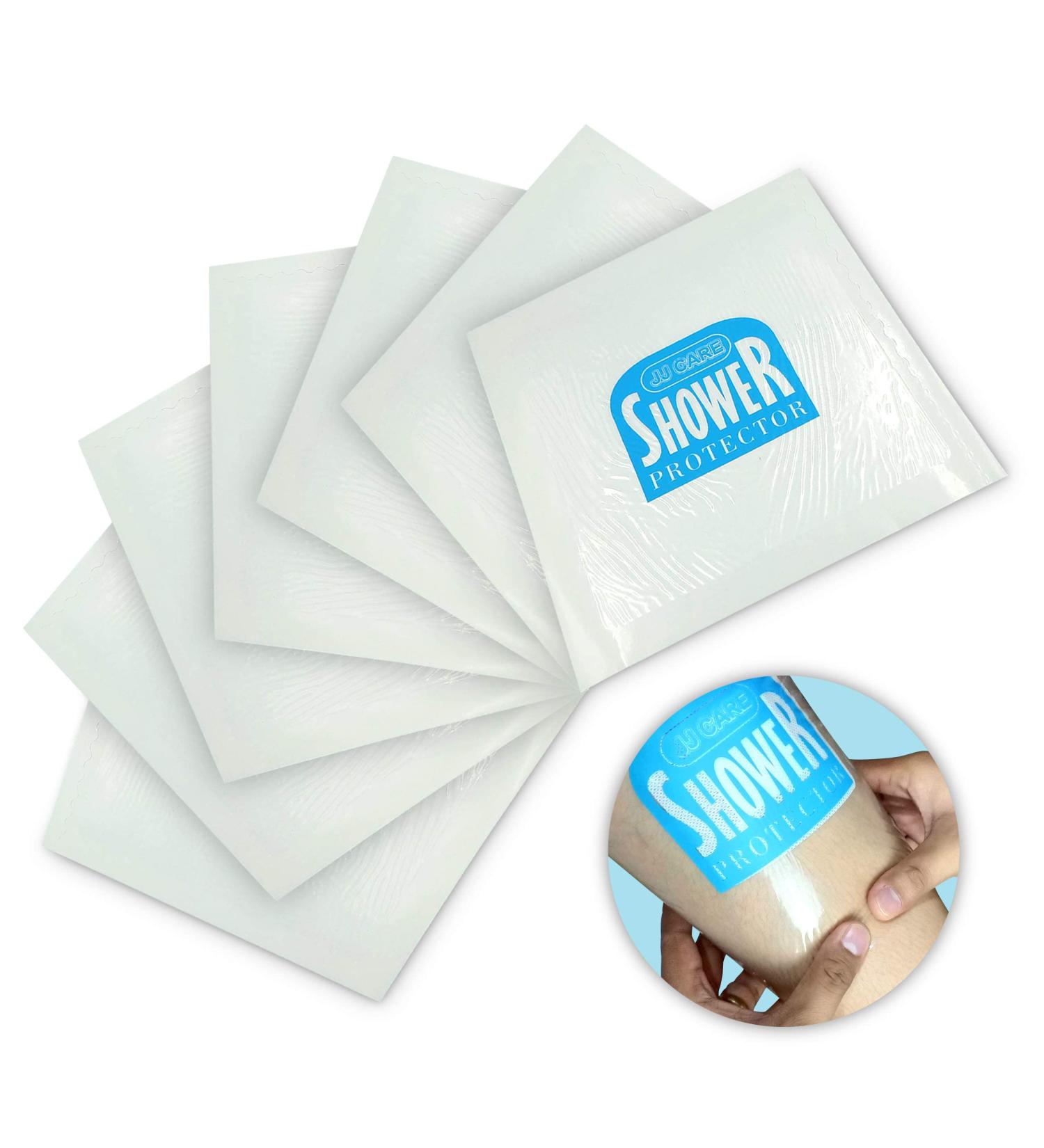 JJ CARE Shower Protector [Pack of 7] - Waterproof Cover for Dialysis Catheter, PICC Line, Colostomy, & Bandages - 1 Week Supply - Buy Online on GoSupps.com