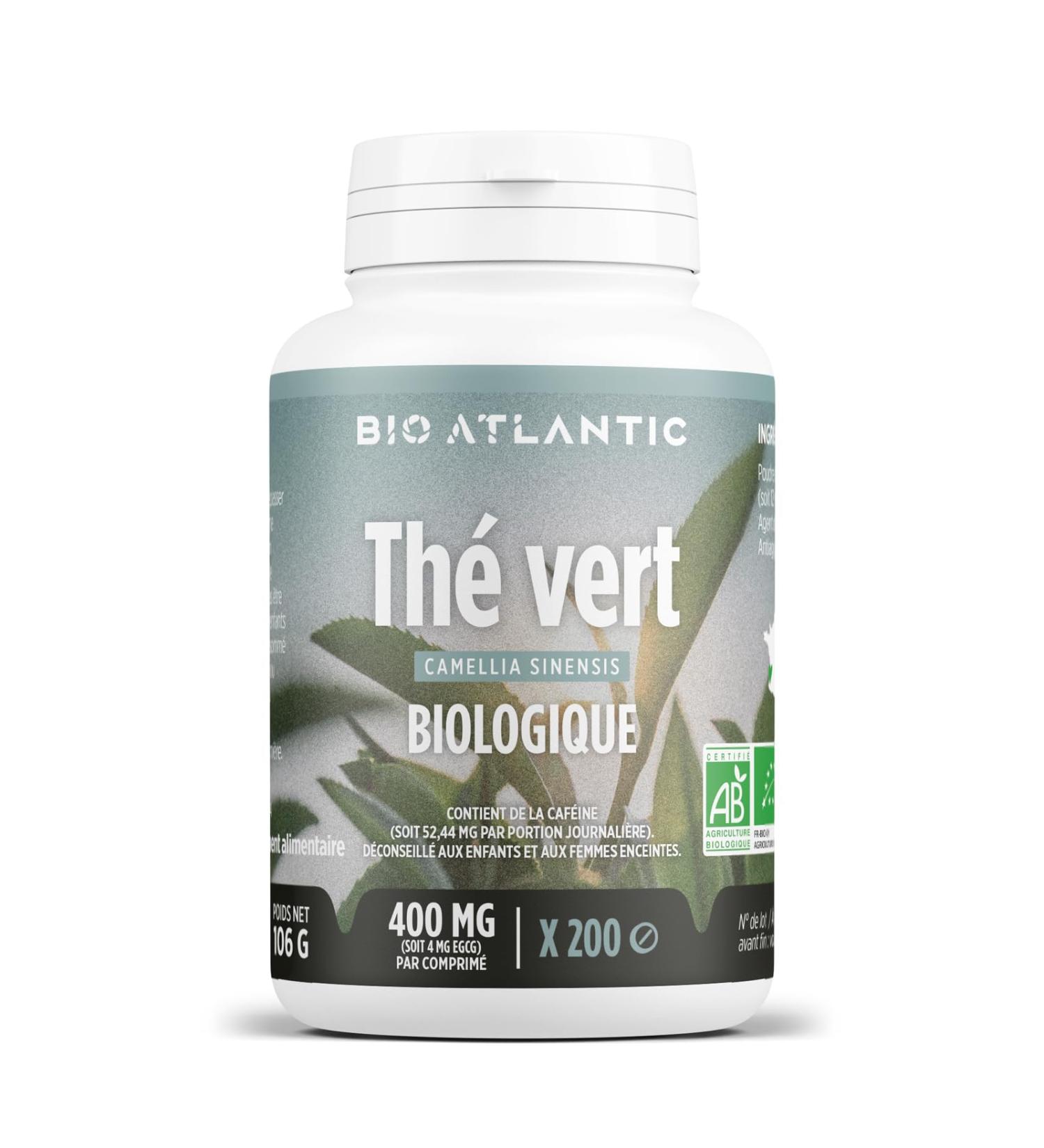 Organic Green Tea Extract - 400 mg - 200 Tablets - Buy Online on GoSupps.com