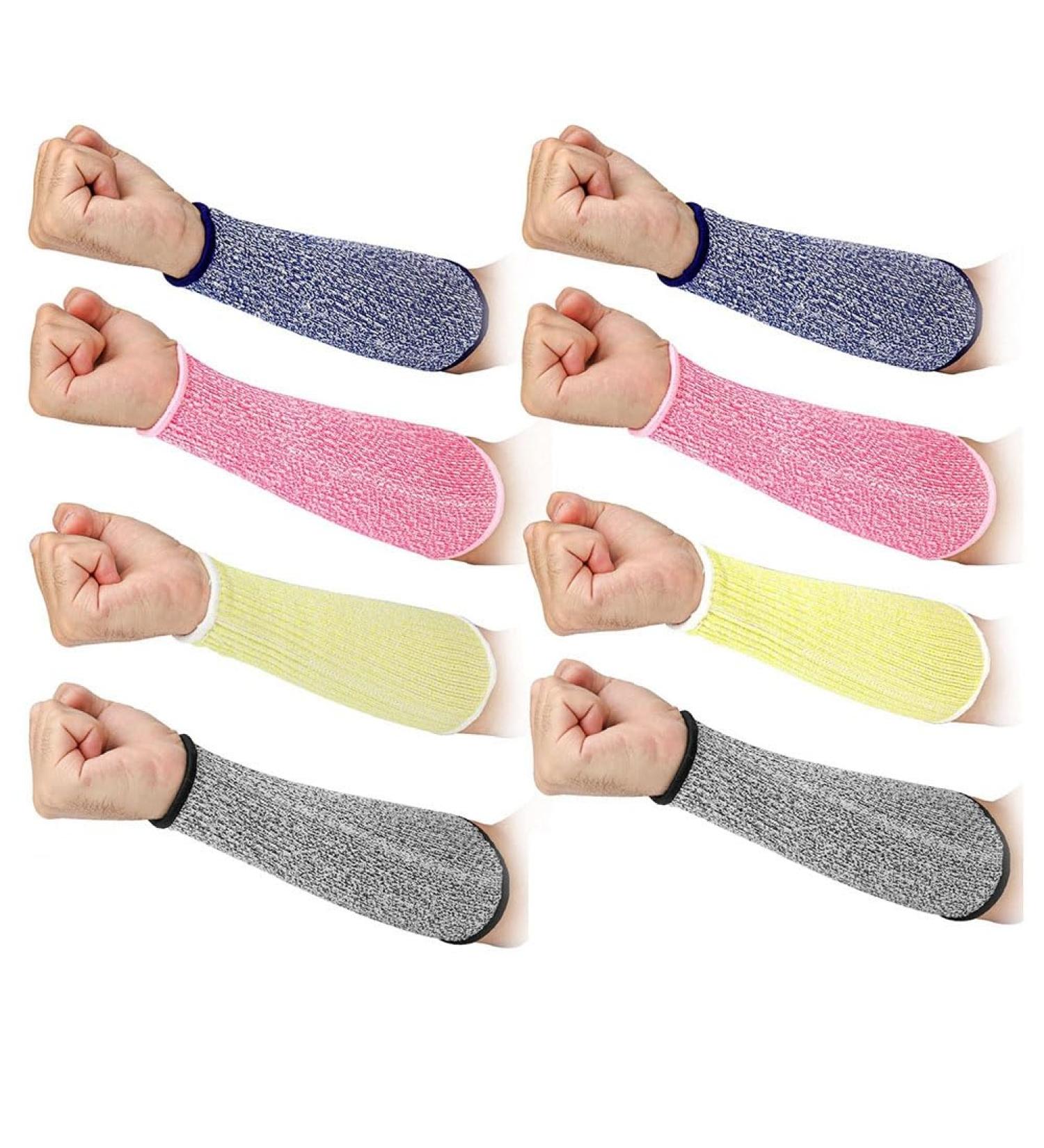 Kecung Arm Protectors for Thin Skin and Bruising Cut Forearm Sleeve HPPE 4 Pairs - Buy Online on GoSupps.com