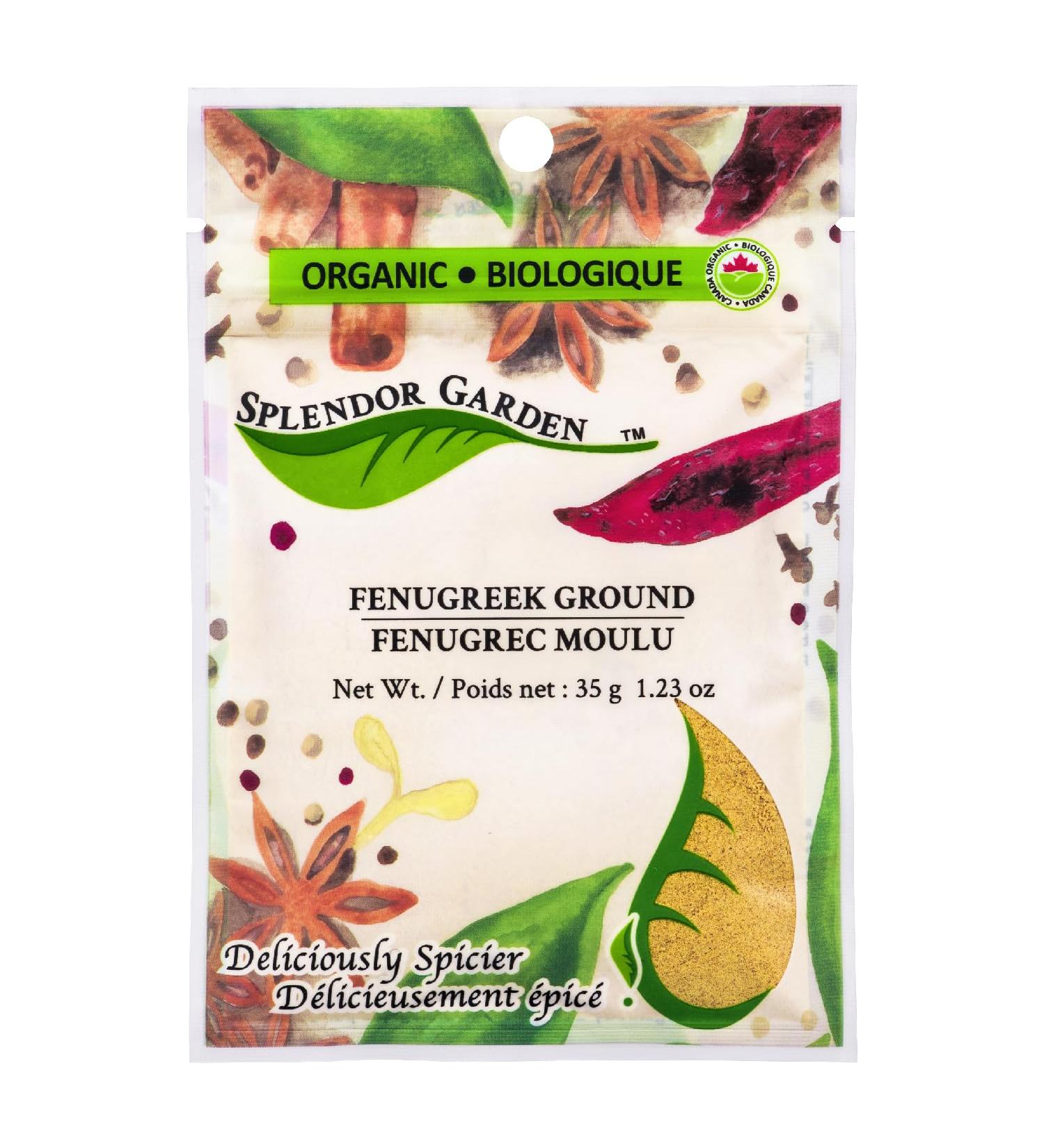Splendor Garden organic Fenugreek Ground 35.0 Gram 35 g (Pack of 1) - Buy Online on GoSupps.com