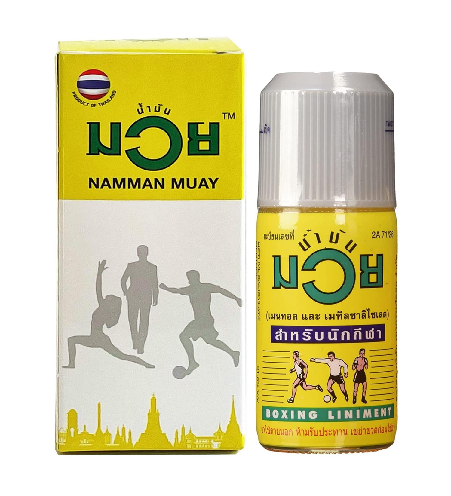 Namman Muay Thai Boxing Liniment 120ml - Fast-Acting Pain Relief Formula - Buy Online on GoSupps.com