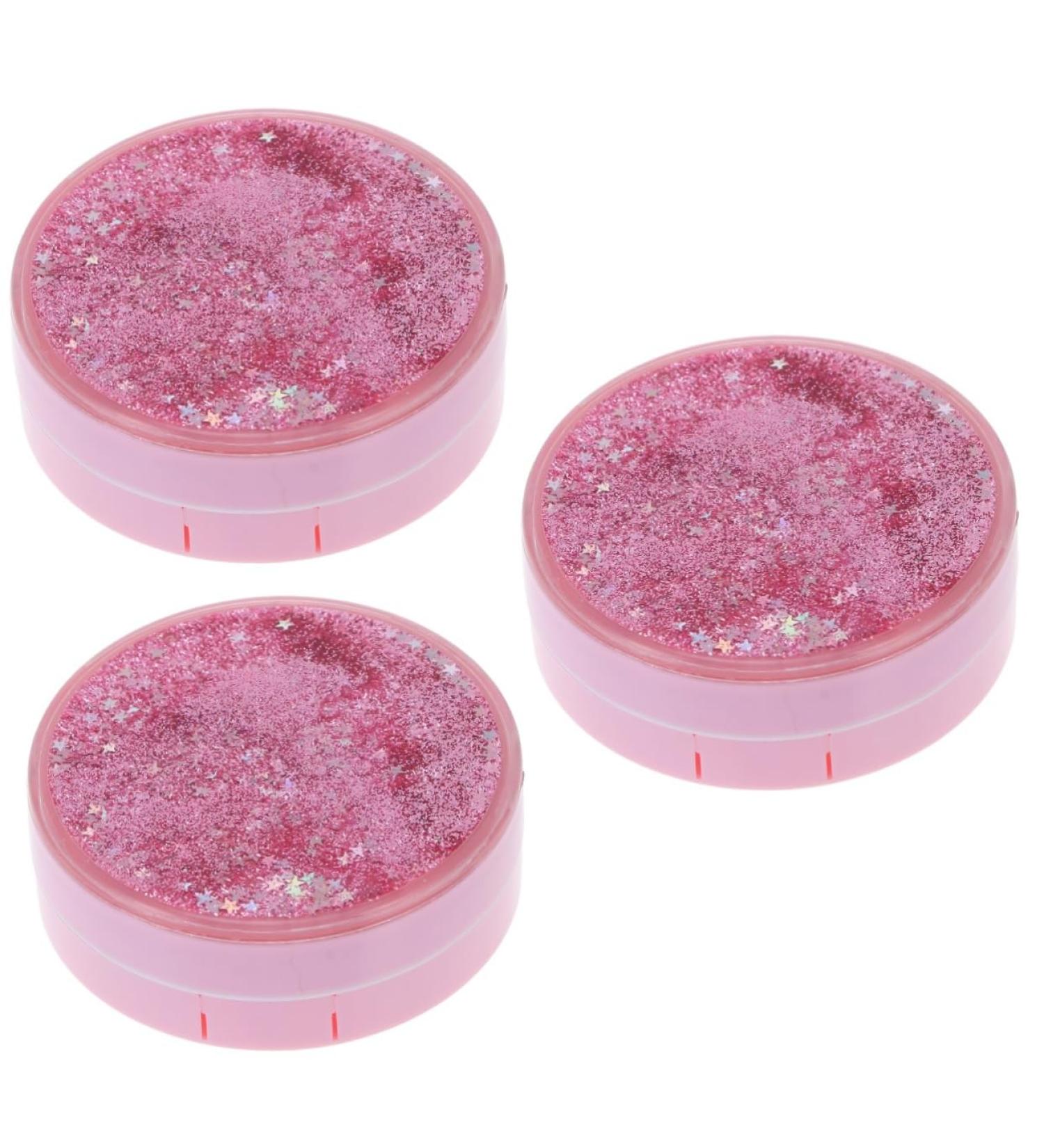 Partykindom Contact Lens Container - Glitter Lens Organizer & Suction Cup Storage Box - Perfect for International Shipping - Buy Online on GoSupps.com