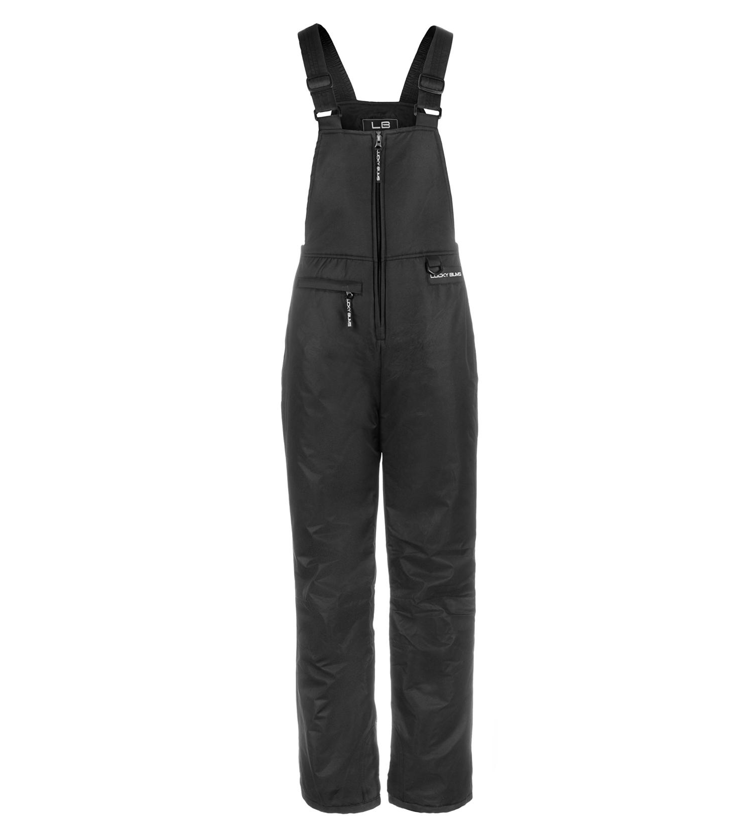 Lucky Bums Kids Overall Bib Snow Pants, Multiple Colors and Sizes Black X-Small