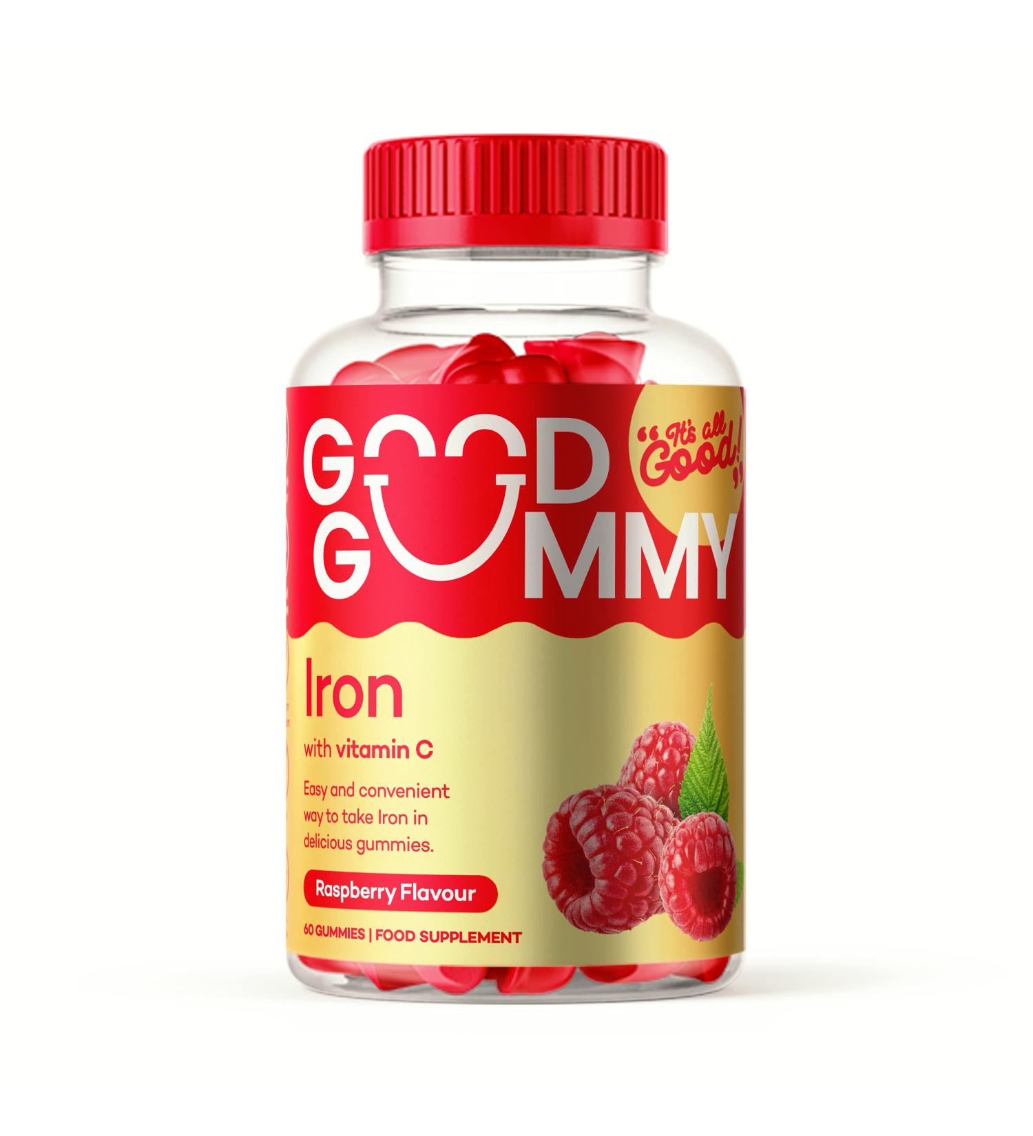 Premium Iron + Vitamin C Gummy Vitamins - Boost Your Immune System - Buy Online on GoSupps.com