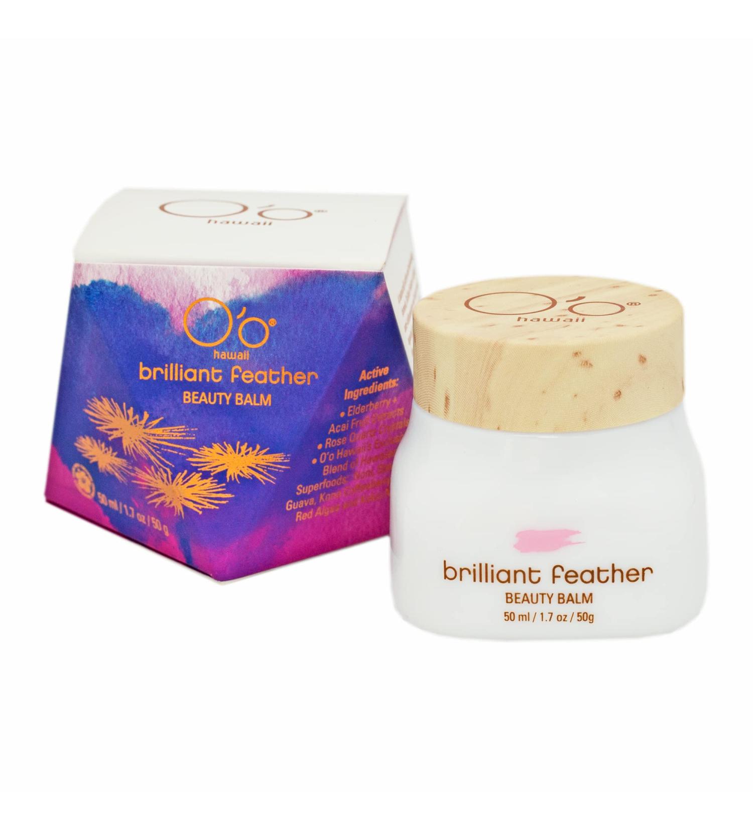 Buy O o Hawaii Brilliant Feather Beauty Balm 1.7 oz - Nourishing Skin Care - Buy Online on GoSupps.com
