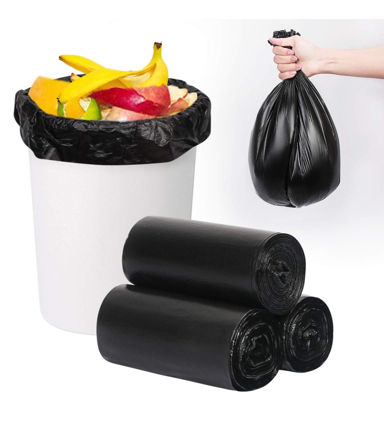 Fyy Garbage Bags - 150 Black Waste Bags (3 Rolls) | 4 Gallon for Kitchen Bathroom Office & More | Durable & Convenient - Buy Online on GoSupps.com