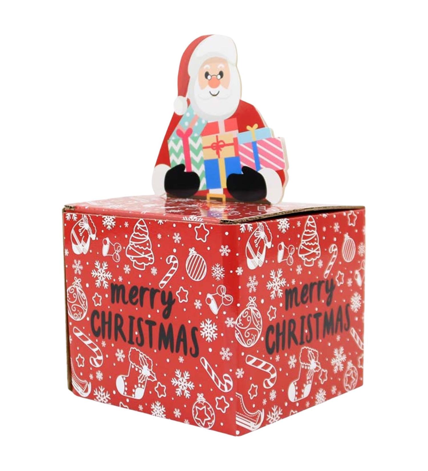 Christmas Cash Holder - Fun Ways to Give Cash for Loved Person - Holiday Candy Holder Package Box with 30 Storage Bags Red - Buy Online on GoSupps.com