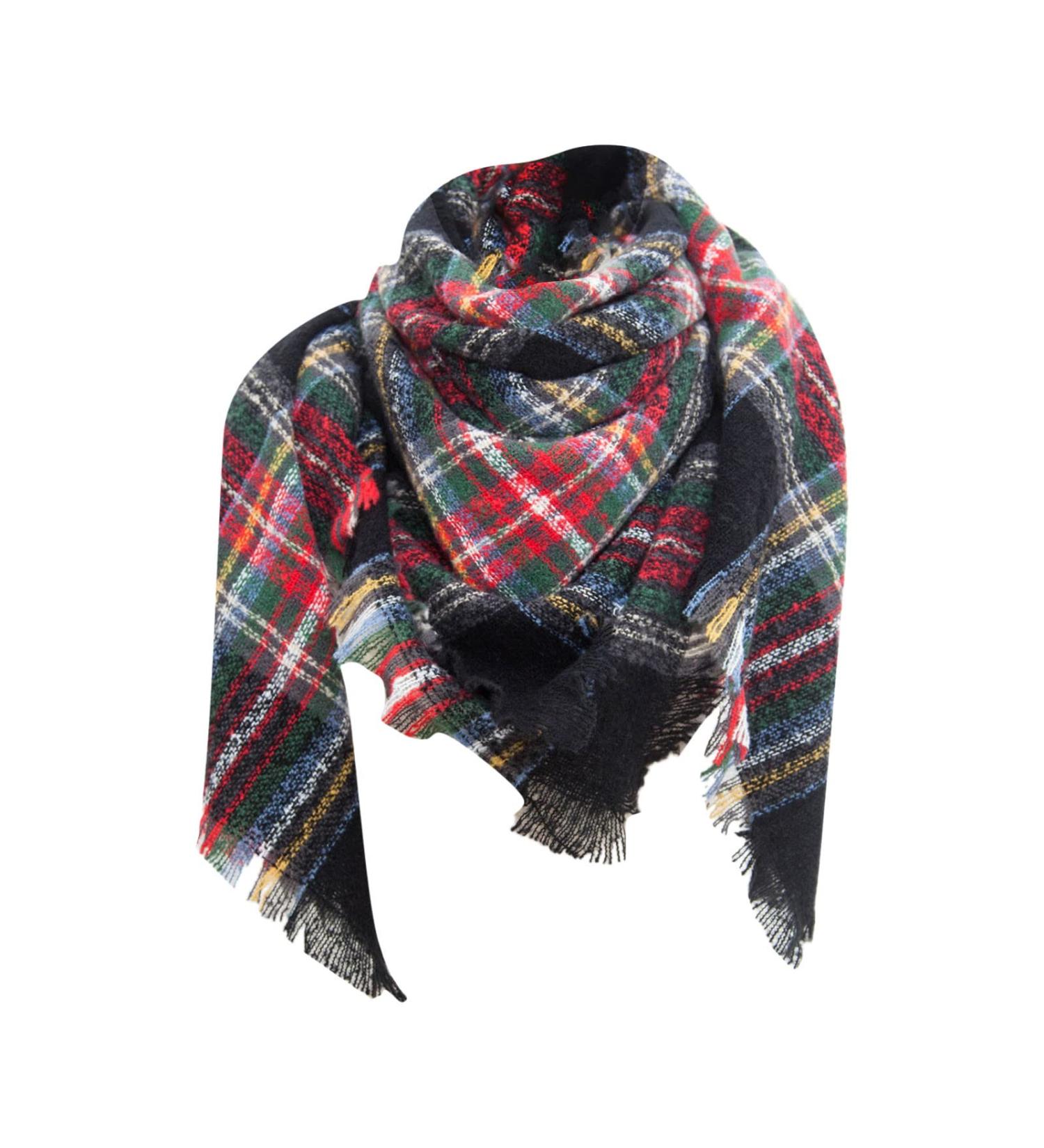 Shop Elegant Women's Cotton Scarf - Luxurious Soft Wrap Multi-Purpose Cape & Triangular Design for Every Season - Perfect Black Accessory - Buy Online on GoSupps.com