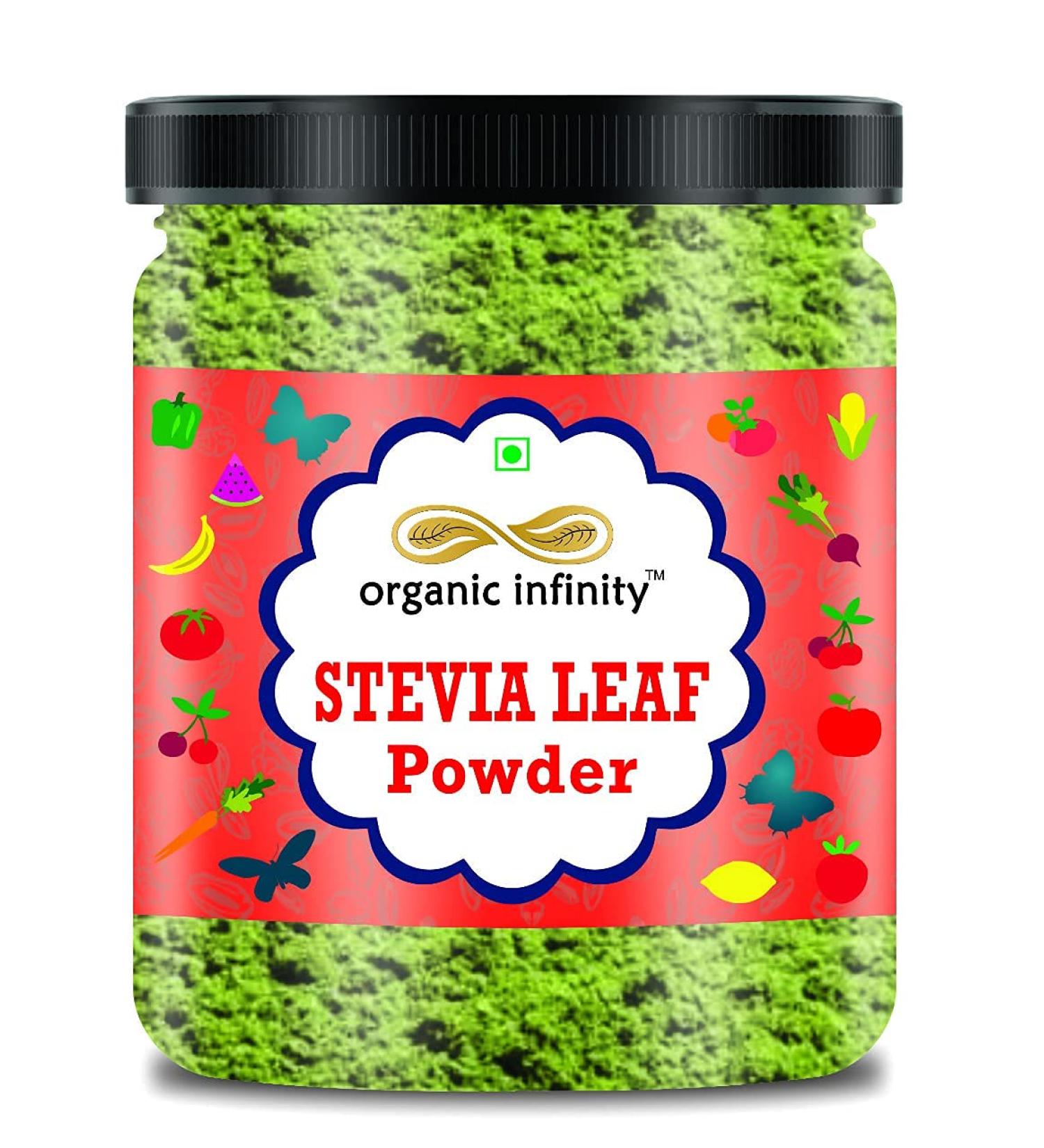 Green Velly Organic Infinity Stevia Leaf Powder - 100 GM by Organic Infinity - Buy Online on GoSupps.com