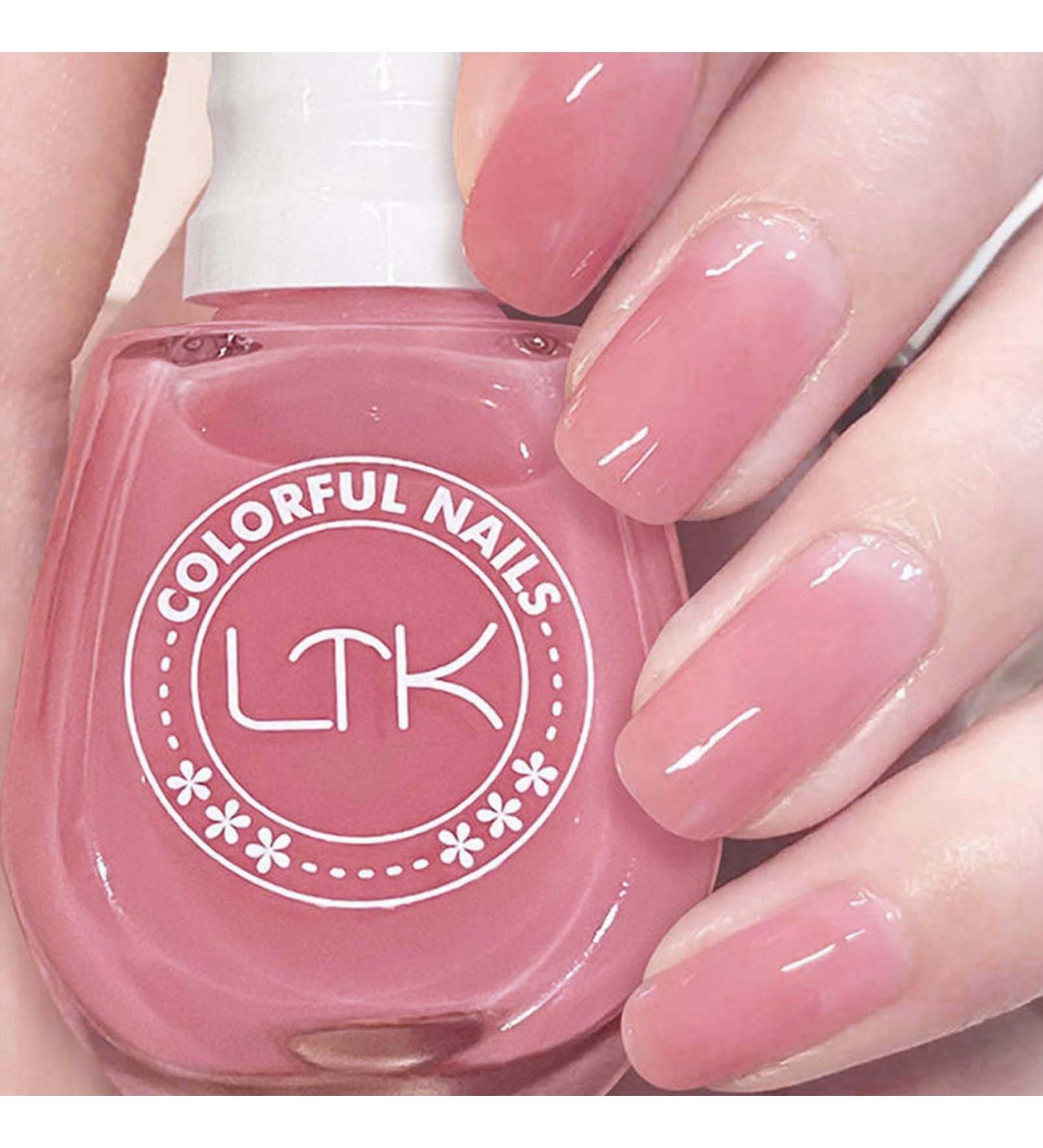 Jelly Nail Polish - Nude Pink Nail Varnish - Natural Pale Pink Quick Dry Nail Polish - Transparent Pink Crystal Sheer Polish - Long Lasting Air Dry No Need UV DIY Manicure Nail Art light Pink - Buy Online on GoSupps.com